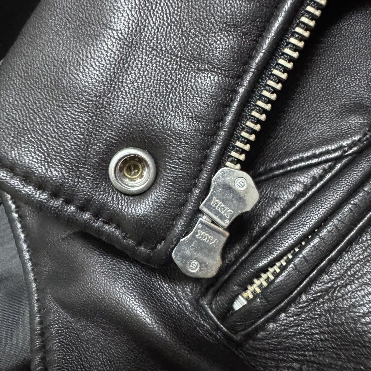 STUDIOUS Studious Japan Sheepskin Leather Biker Jacket Size US XS / EU 42 / 0 - 14 Thumbnail