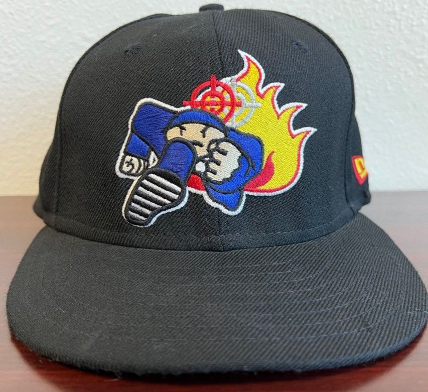 New Era Duck Down Records New Era Fitted Hat Size 7 3/8 Size ONE SIZE - 1 Thumbnail