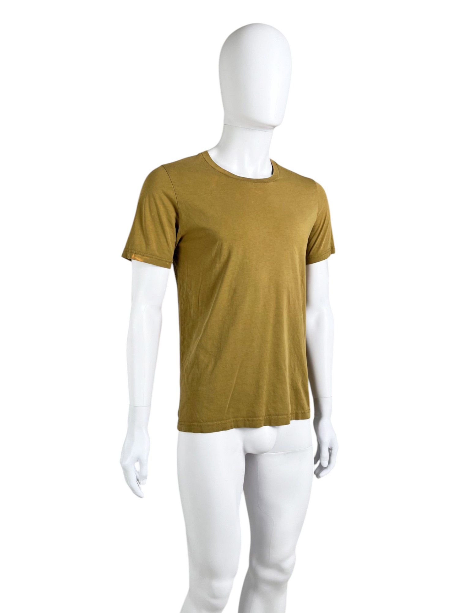 Maison Margiela S/S 2016 Yellow Ochre Cotton Tee Size US S / EU 44-46 / 1 - 2 Thumbnail