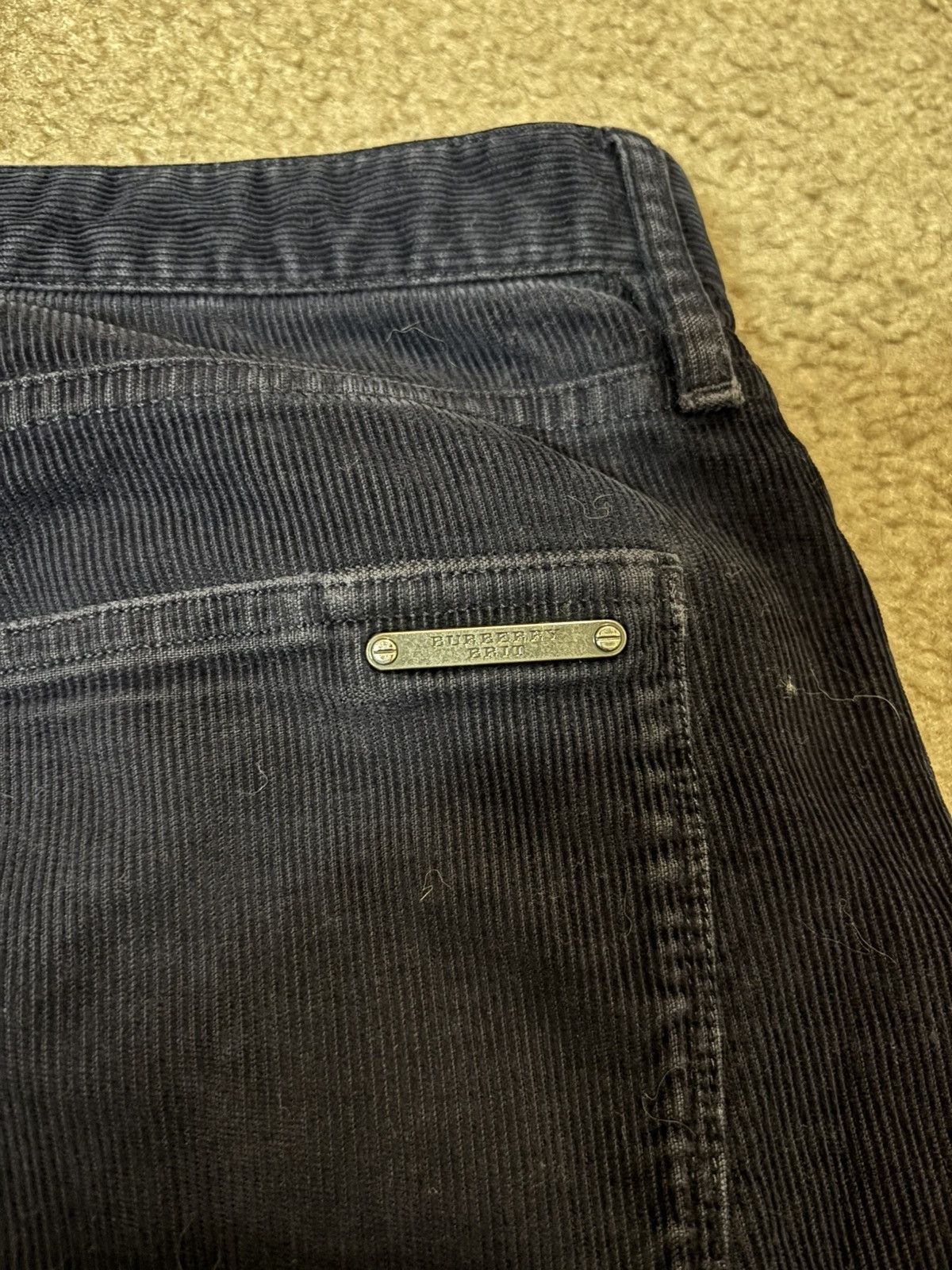 Burberry Burberry Navy Corduroy Pants Size US 31 - 7 Thumbnail