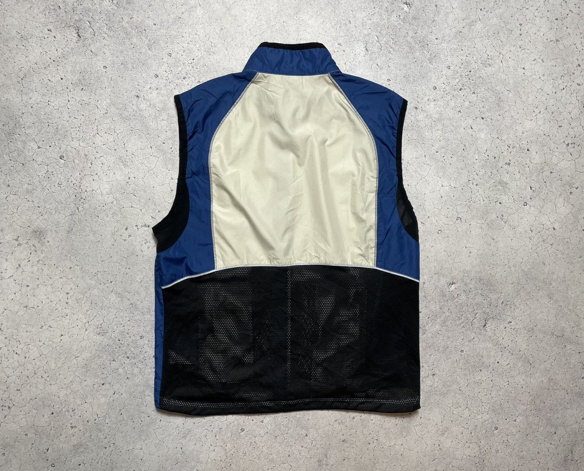 Nike × Vintage Vintage 90's Nylon Nike Drill Swoosh Vest Y2K Size US XL / EU 56 / 4 - 2 Thumbnail