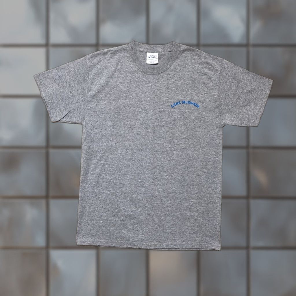 Vintage VINTAGE Port and Company T-Shirt Unisex Adults Lake McSwain California Spring Trout Fishing Derby Gray M Size US M / EU 48-50 / 2 - 1 Thumbnail