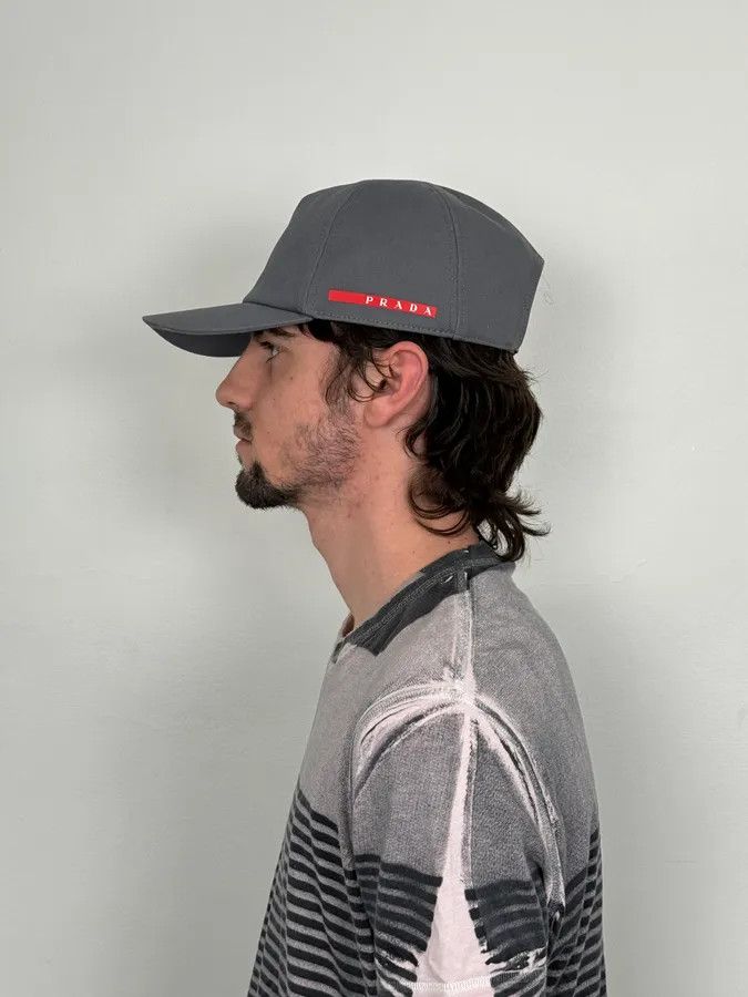 Prada Prada Luna Rossa Grey Pirelli Racing Cap Size ONE SIZE - 3 Thumbnail