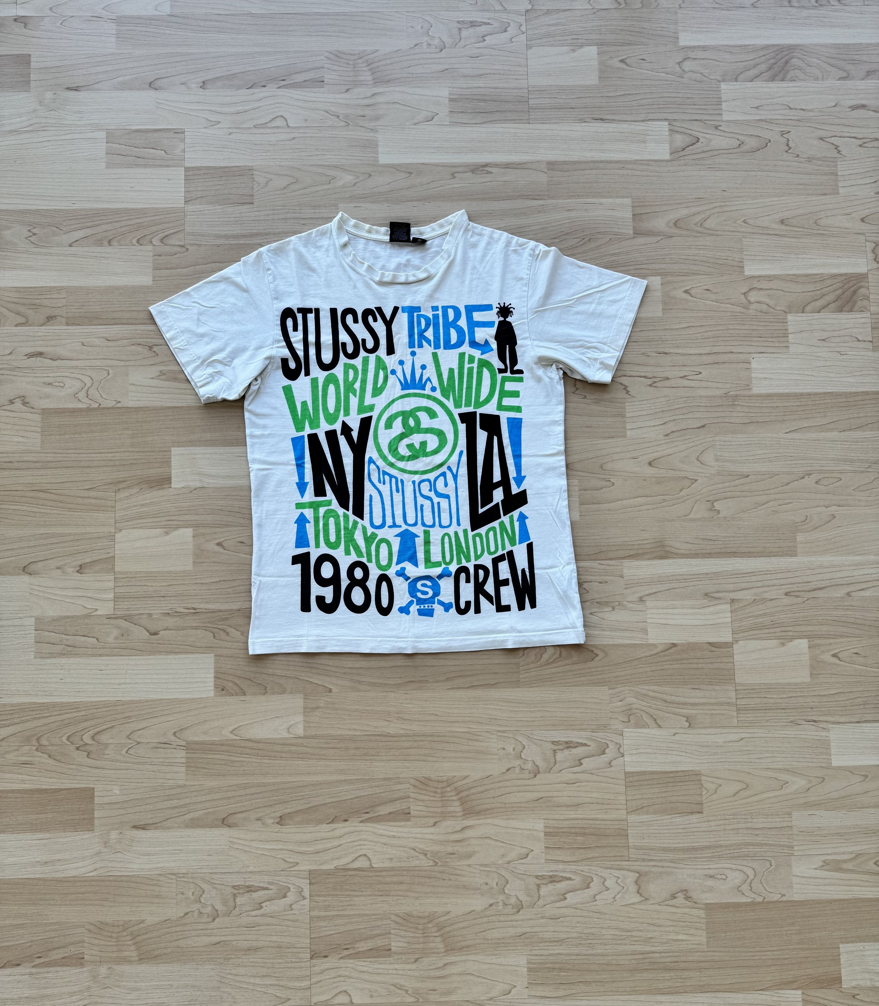 Stussy Vintage Stussy Tribe World Wide T-Shirt Size US M / EU 48-50 / 2 - 1 Thumbnail