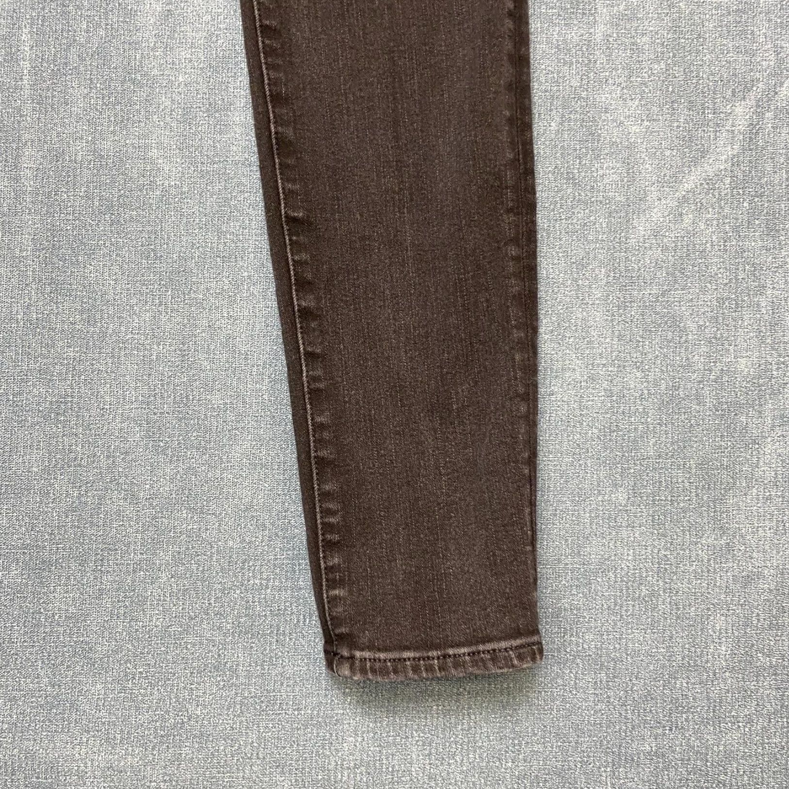 American Eagle Outfitters VINTAGE American Eagle Outfitters Jeans Womens 14 31x29.5 Black Denim High Rise Skinny Leg Size 36" / US 14 / IT 50 - 2 Thumbnail
