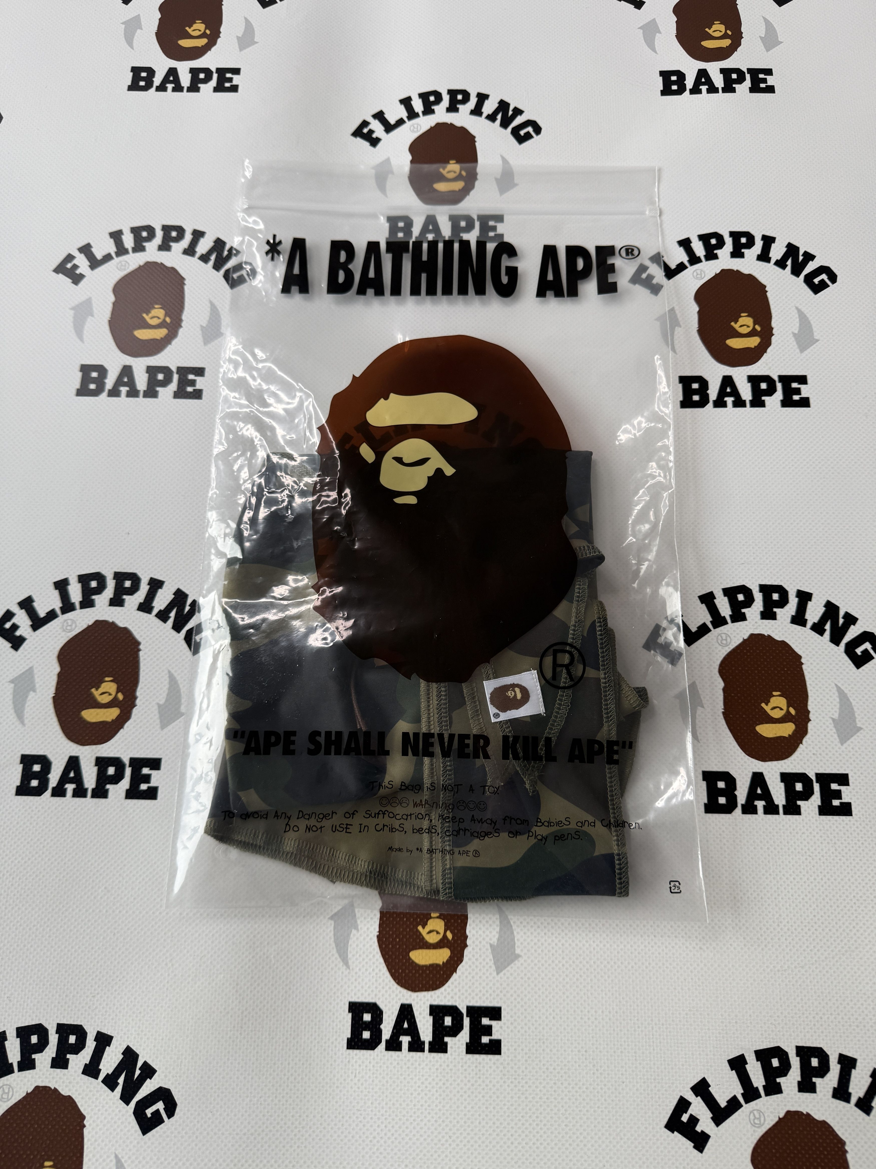 Bape BAPE 1ST CAMO DU-RAG Size ONE SIZE - 14 Thumbnail