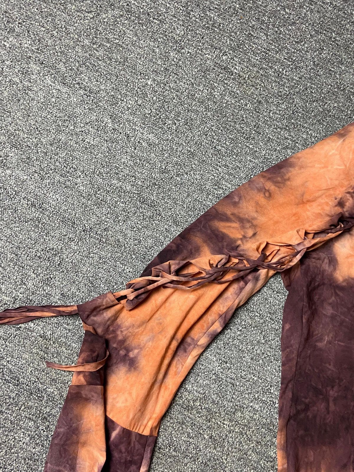 Japanese Brand × Vintage ROMWE Tie Dye Cut Out Side Flare Pants (125) Size 29" - 7 Thumbnail