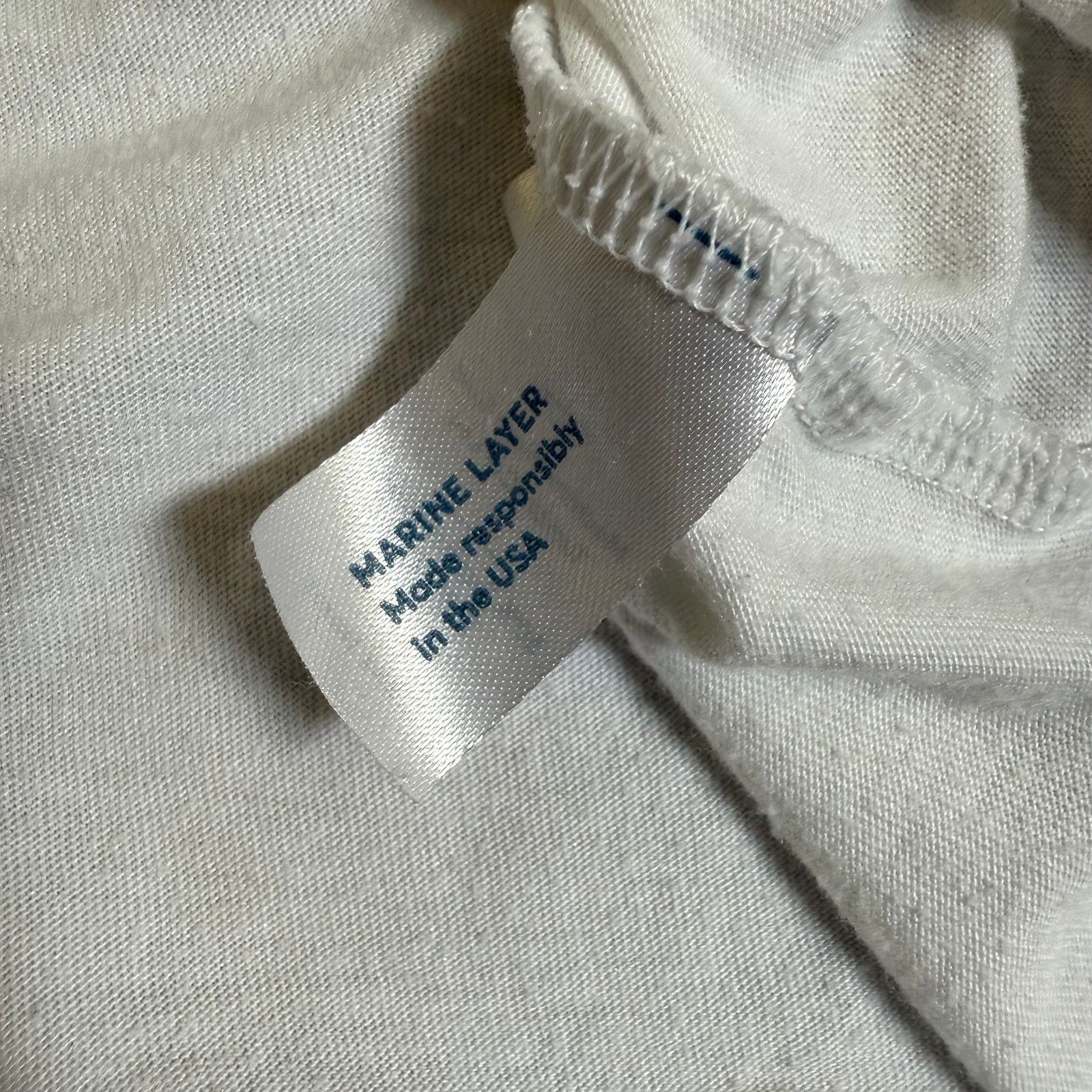 Marine Layer Marine Layer x Autodesk White T-Shirt Sz M Supima Modal USA Size US M / EU 48-50 / 2 - 13 Thumbnail