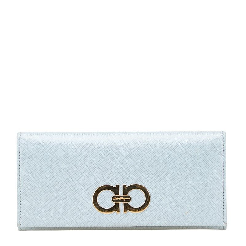 Salvatore Ferragamo Salvatore Ferragamo Salvatore Ferragamo Gancini Leather Long Wallet Leather Long Wallet Size ONE SIZE - 1 Thumbnail