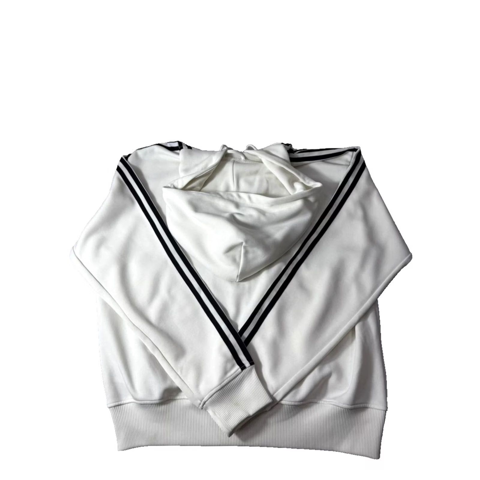 Adidas Adidas Originals White Zip Hoodie Mens Large Trefoil Logo Full Zip Jacket Size US L / EU 52-54 / 3 - 2 Thumbnail