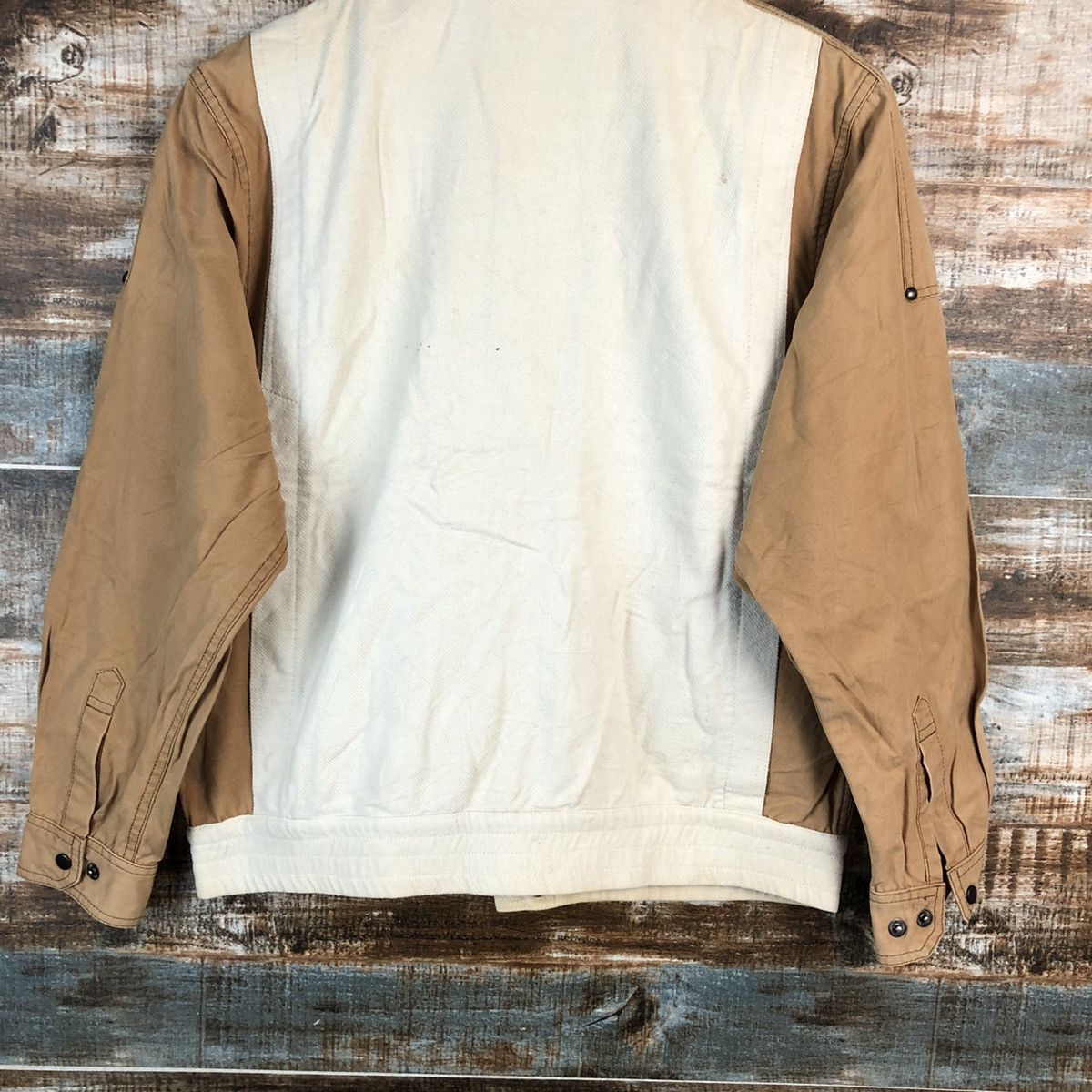 DC DC Brown vintage Bombers Jacket #A2200 Size US M / EU 48-50 / 2 - 14 Thumbnail