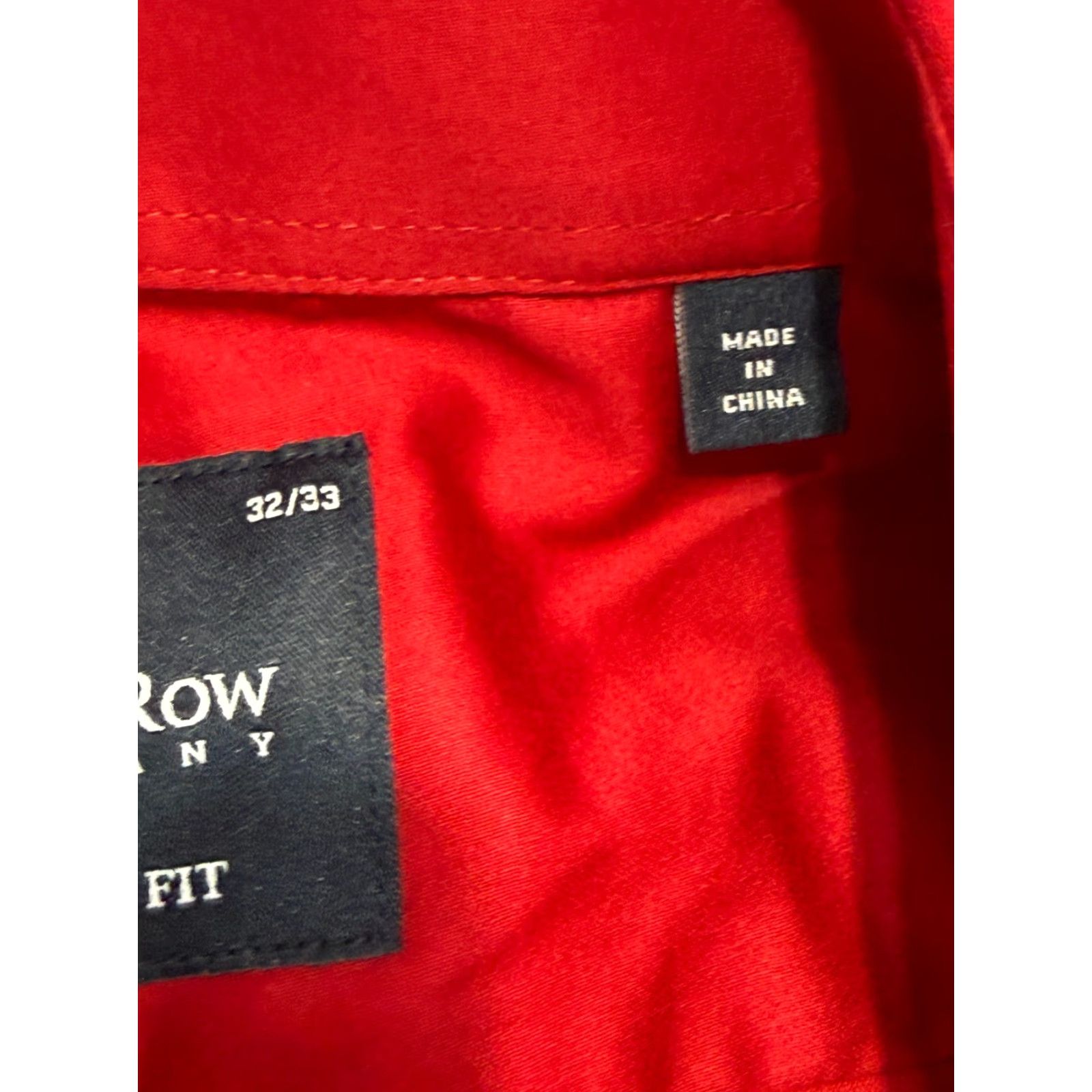 Vintage The Savile Row Company Shirt Womens Size M Red Long Sleeve Button-Up Classic Fit Size M / US 6-8 / IT 42-44 - 7 Thumbnail