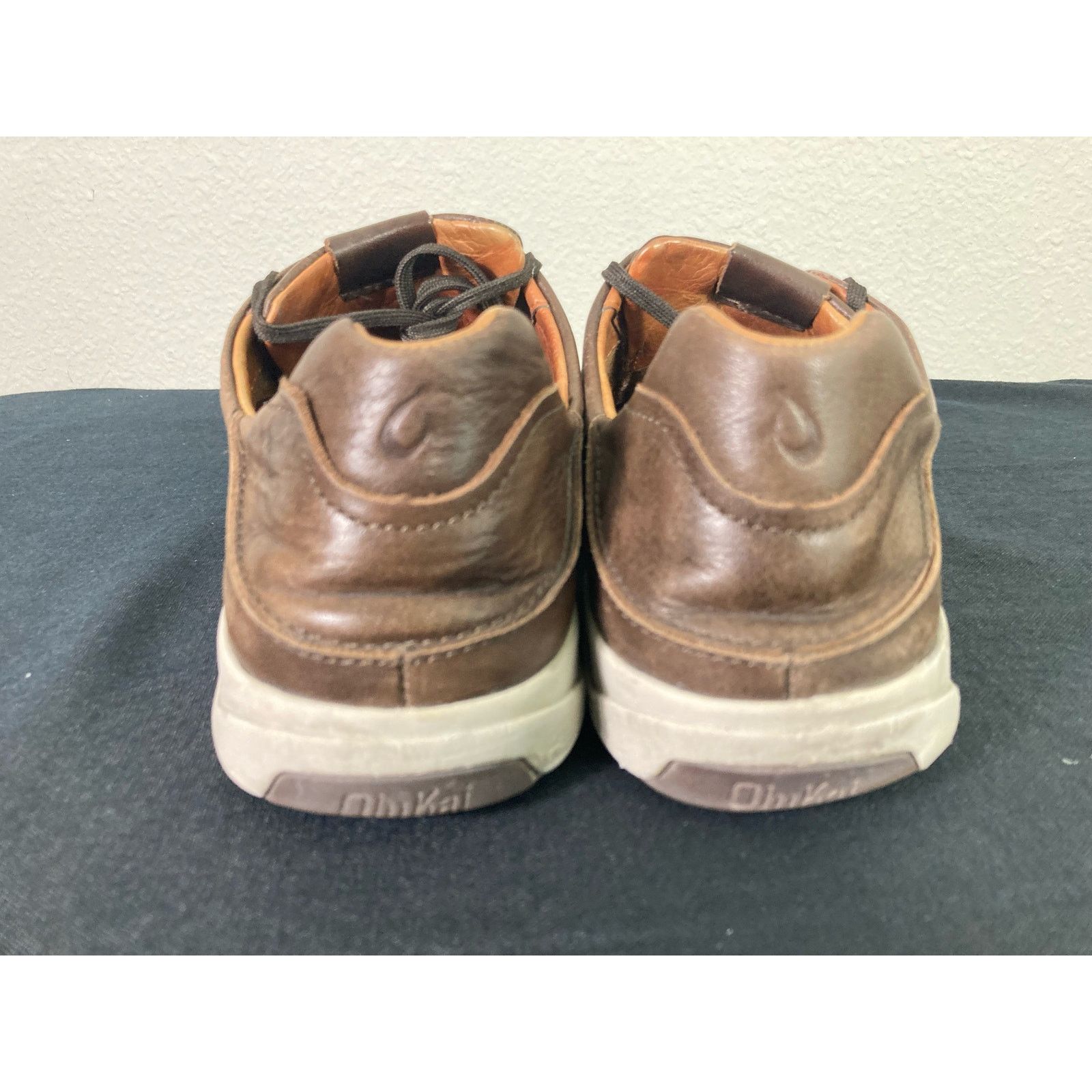 Olukai OluKai Lae'ahi Li'ili Men's Leather Sneakers Brown 10.5 Size US 10.5 / EU 43-44 - 12 Thumbnail