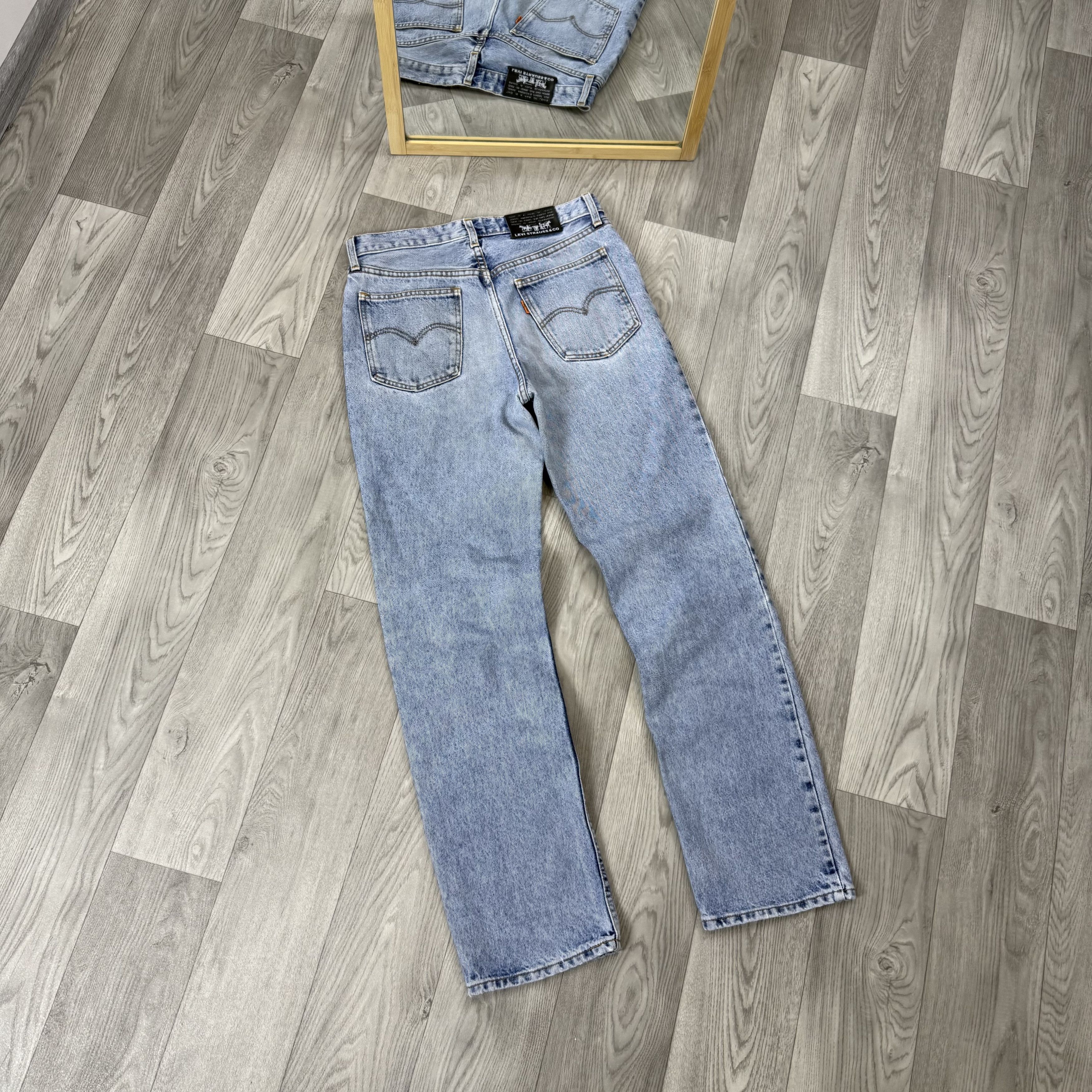 Levi's Vintage Levi's 627 Orange Tab Stonewashed Blue Denim Jeans Size US 32 / EU 48 - 3 Thumbnail