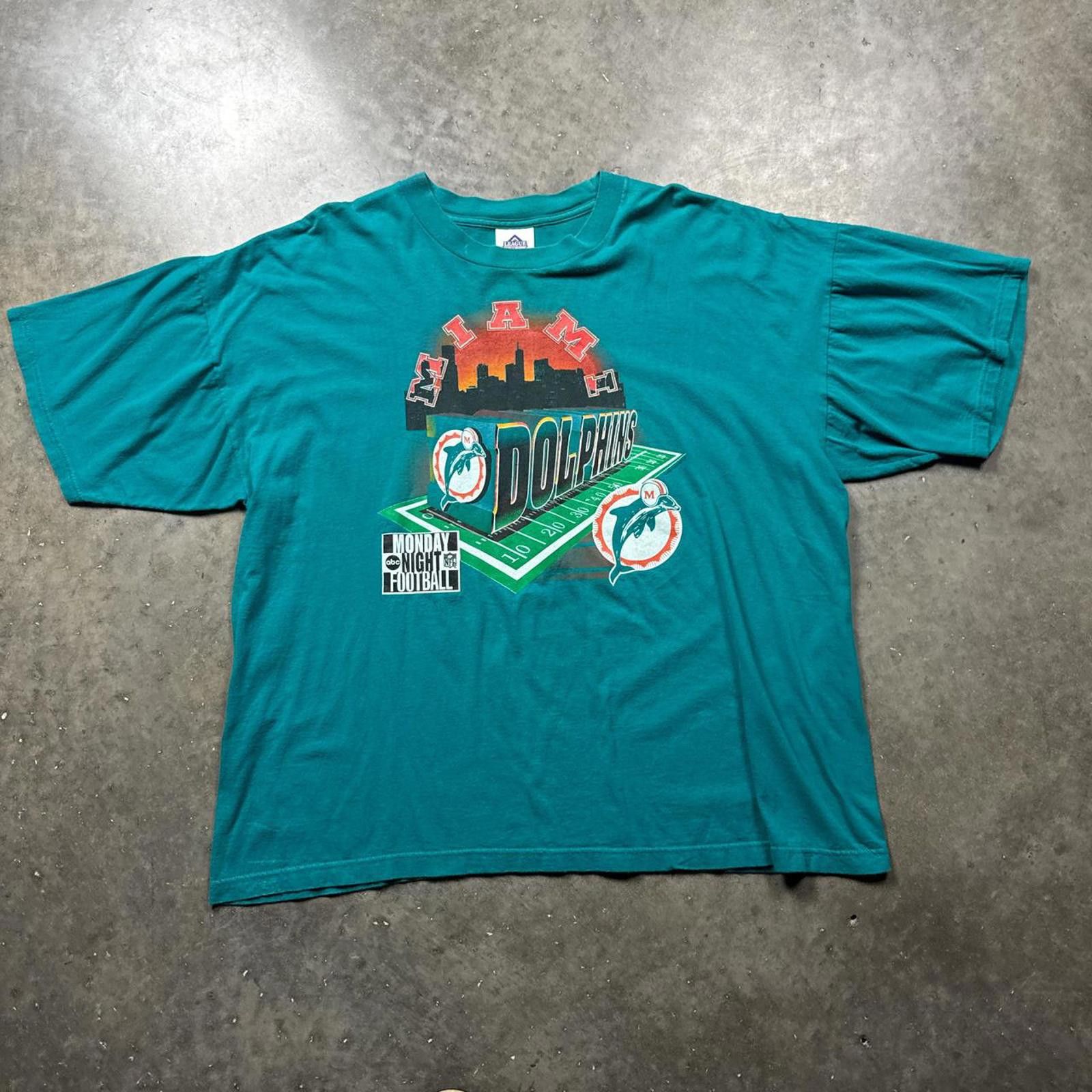 NFL Miami Dolphins Football 1995 League Leader T-shirt Size US XL / EU 56 / 4 - 1 Thumbnail