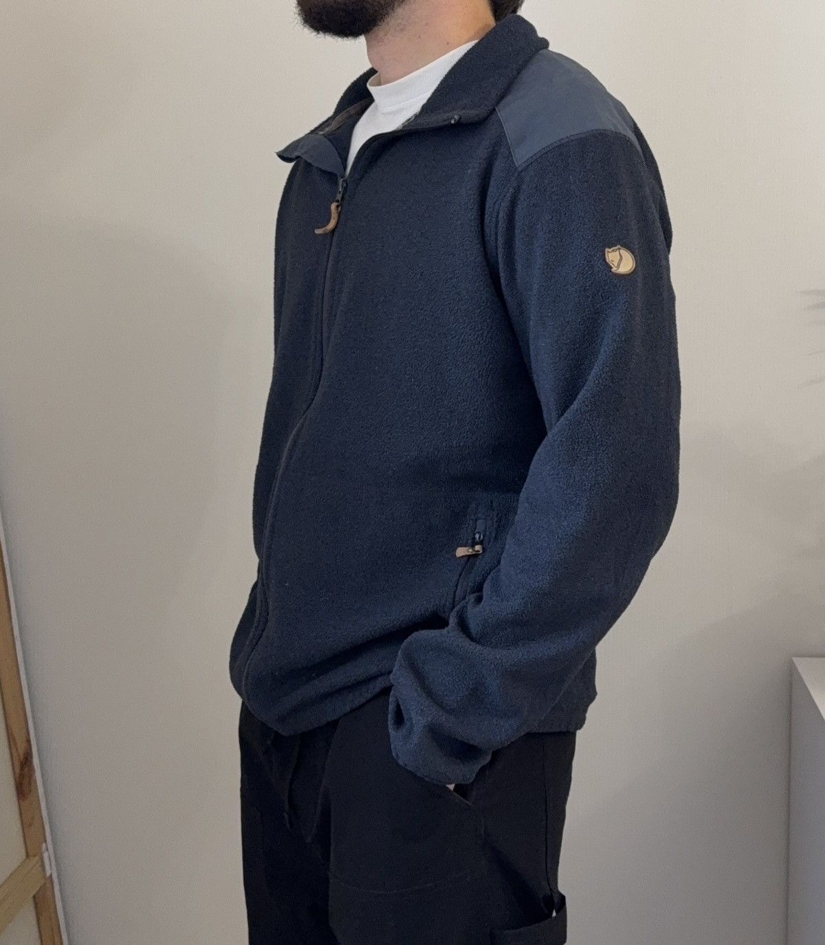 Fjallraven Fjallraven Sten Navy Outdoor Gorpcore Fleece Jacket Size US L / EU 52-54 / 3 - 2 Thumbnail