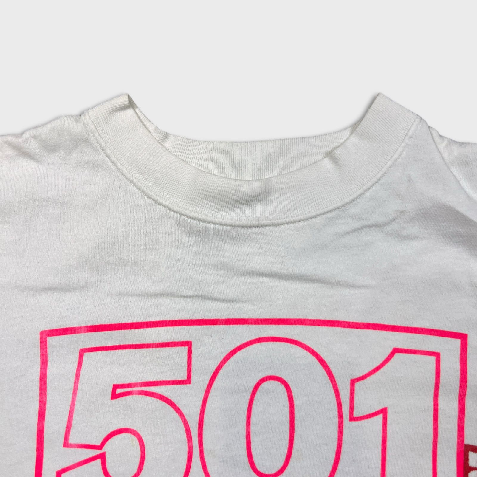 Levi's × Vintage Vintage 90s Levi's Small 501 Living Legend Spell Out Tee Size US S / EU 44-46 / 1 - 2 Thumbnail