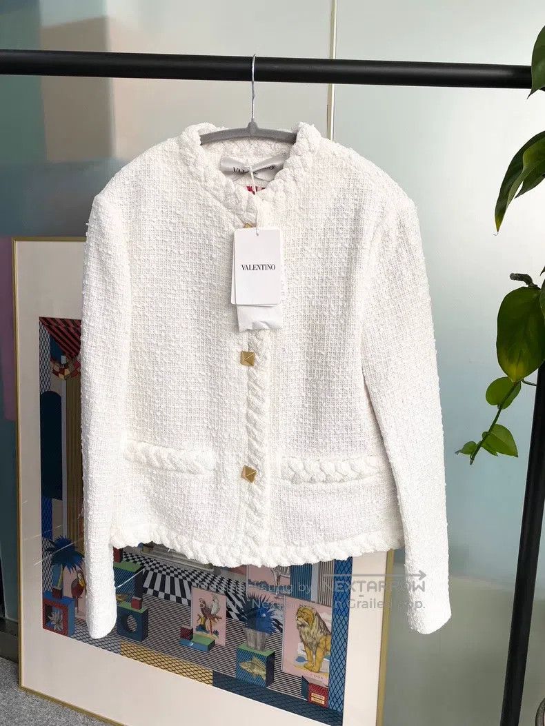 Valentino Valentino Tweed jacket Size XS / US 0-2 / IT 36-38 - 2 Thumbnail