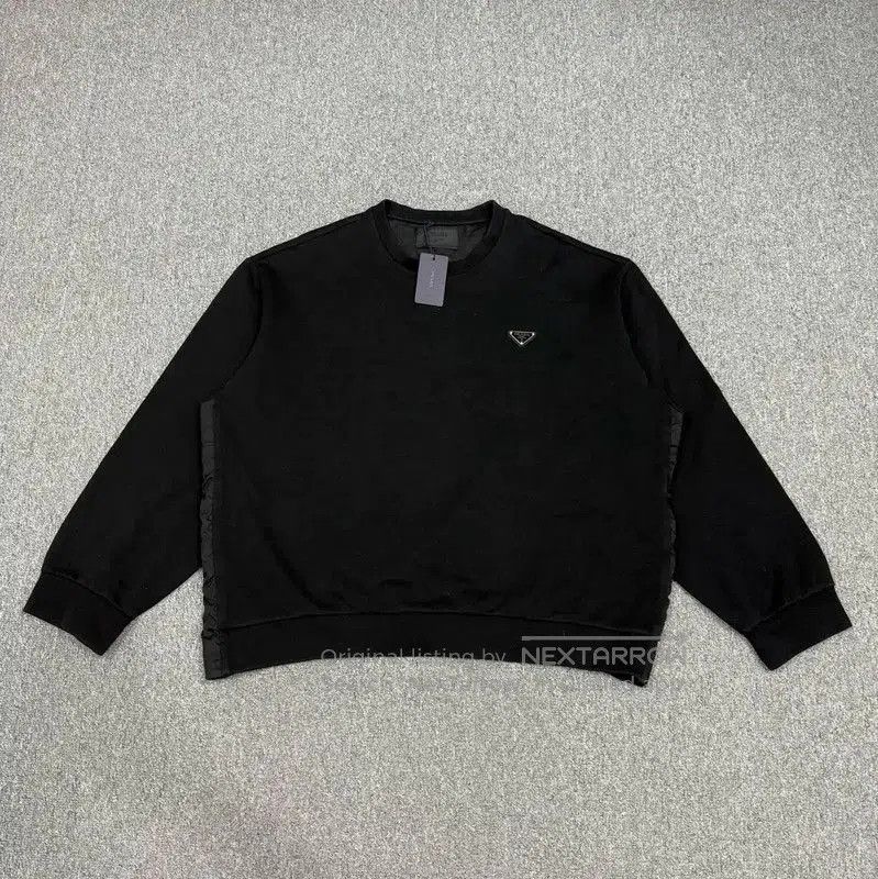 Prada Prada Black Cotton Men's Sweatshirt XL. Size US XL / EU 56 / 4 - 1 Thumbnail