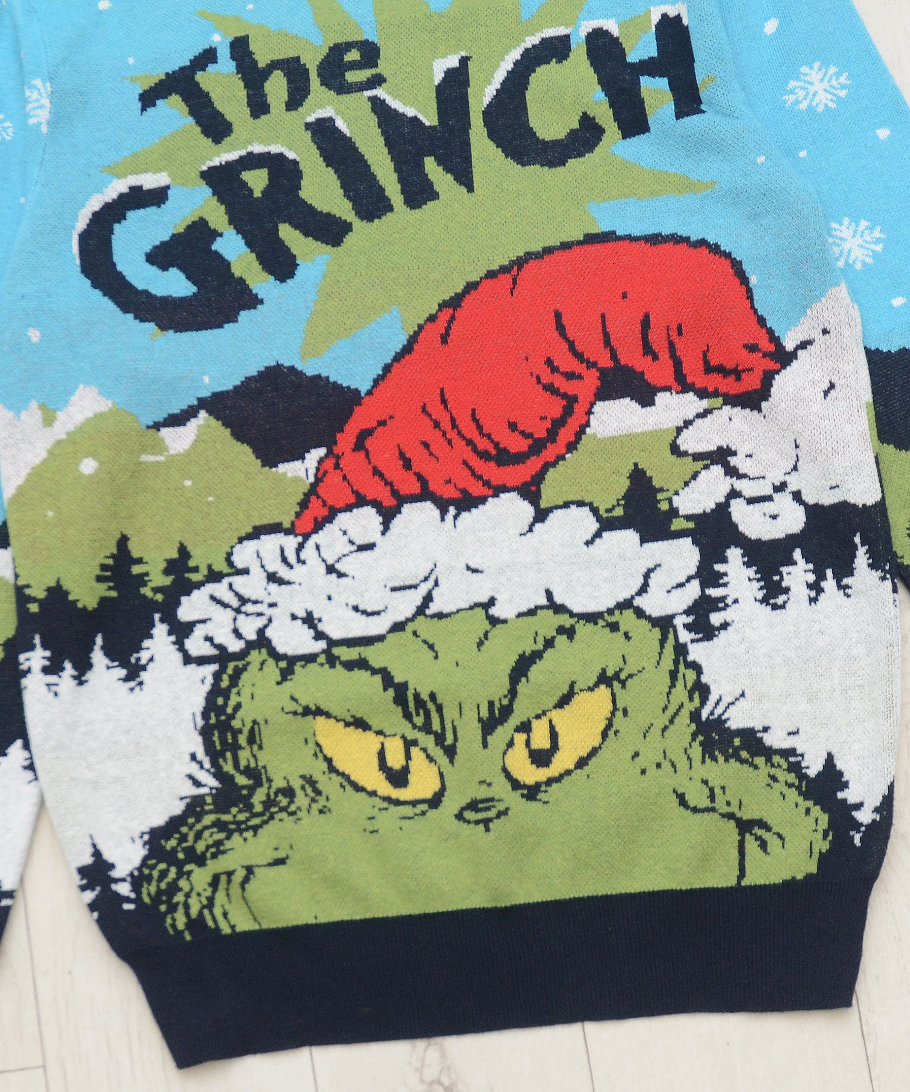 Cartoon Network The Grinch Christmas Sweater Jumper Full Printed Graphic Size US M / EU 48-50 / 2 - 3 Thumbnail
