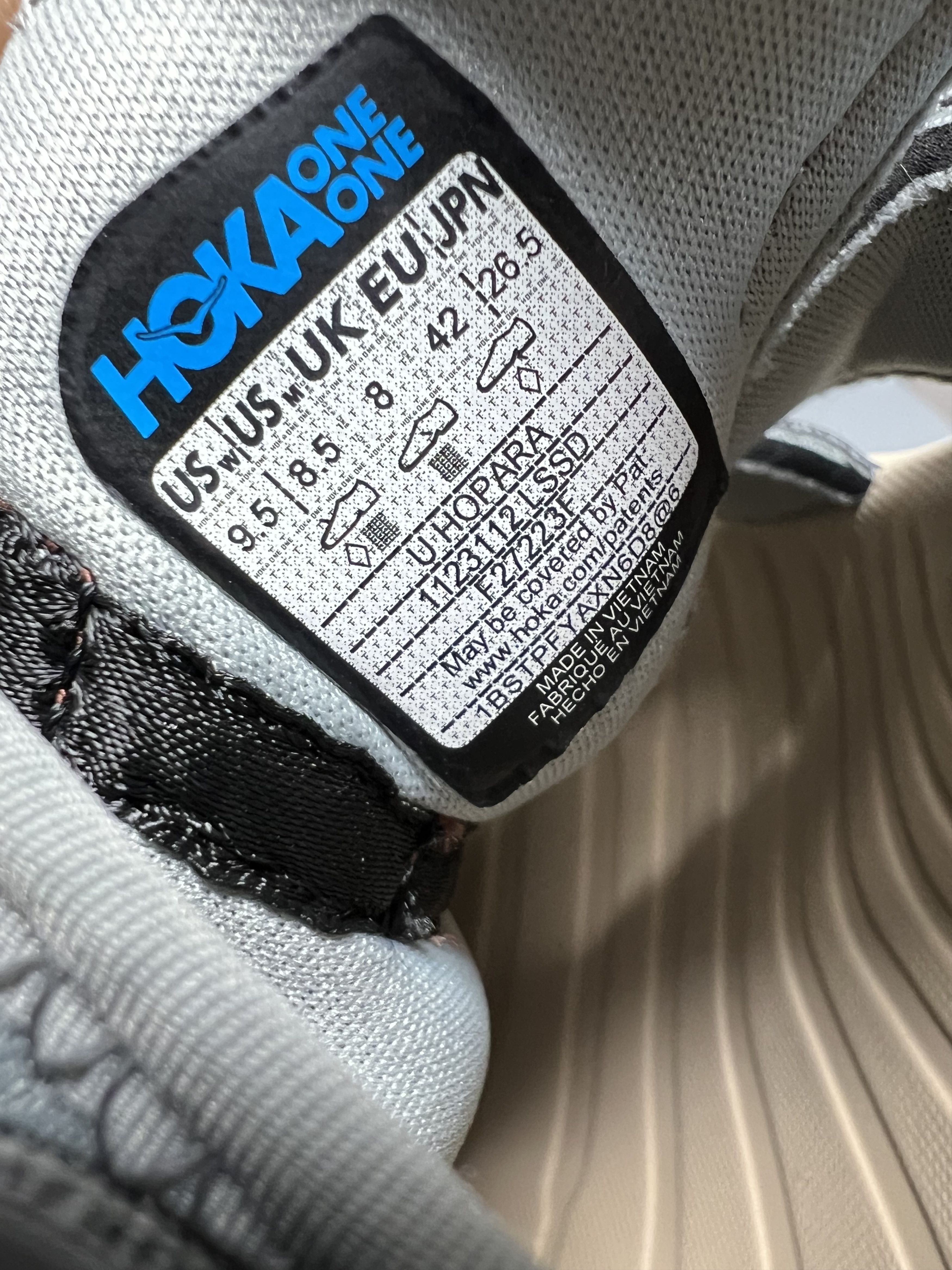 Hoka Hoka One One U Hopara Hiking Trail Running Shoes Training Size US 8.5 / EU 41-42 - 18 Thumbnail