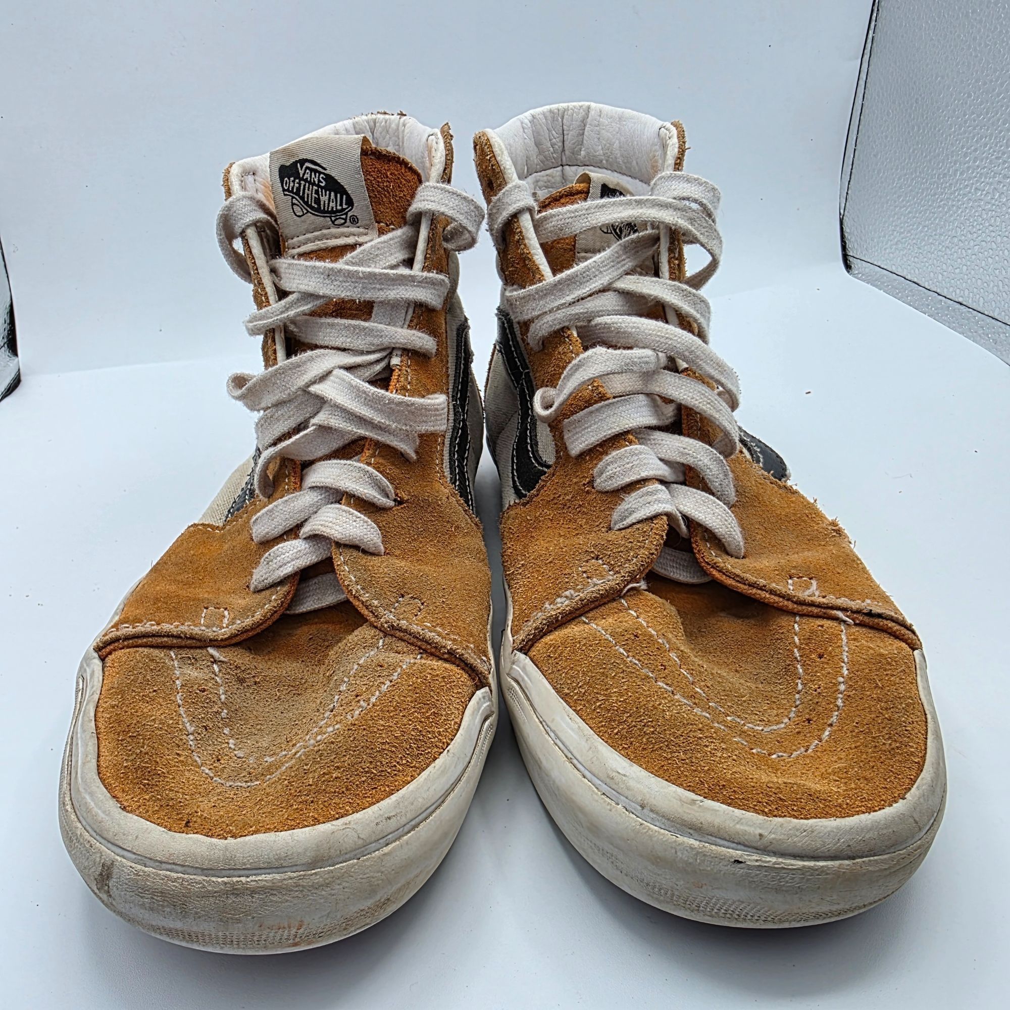 Vans Vans Sk8 Hi Retro Sport Mens Size 9 Apricot Orange True Whit Size US 9 / EU 42 - 13 Thumbnail