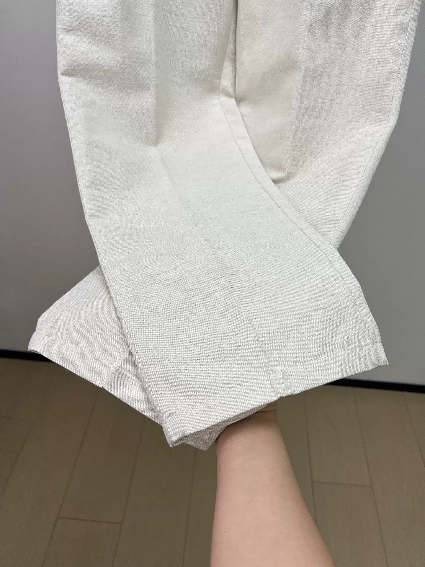 Loro Piana Loro Piana M Ivory Cotton-Linen Relaxed-Straight P NWT 50 Size US 34 / EU 50 - 4 Thumbnail