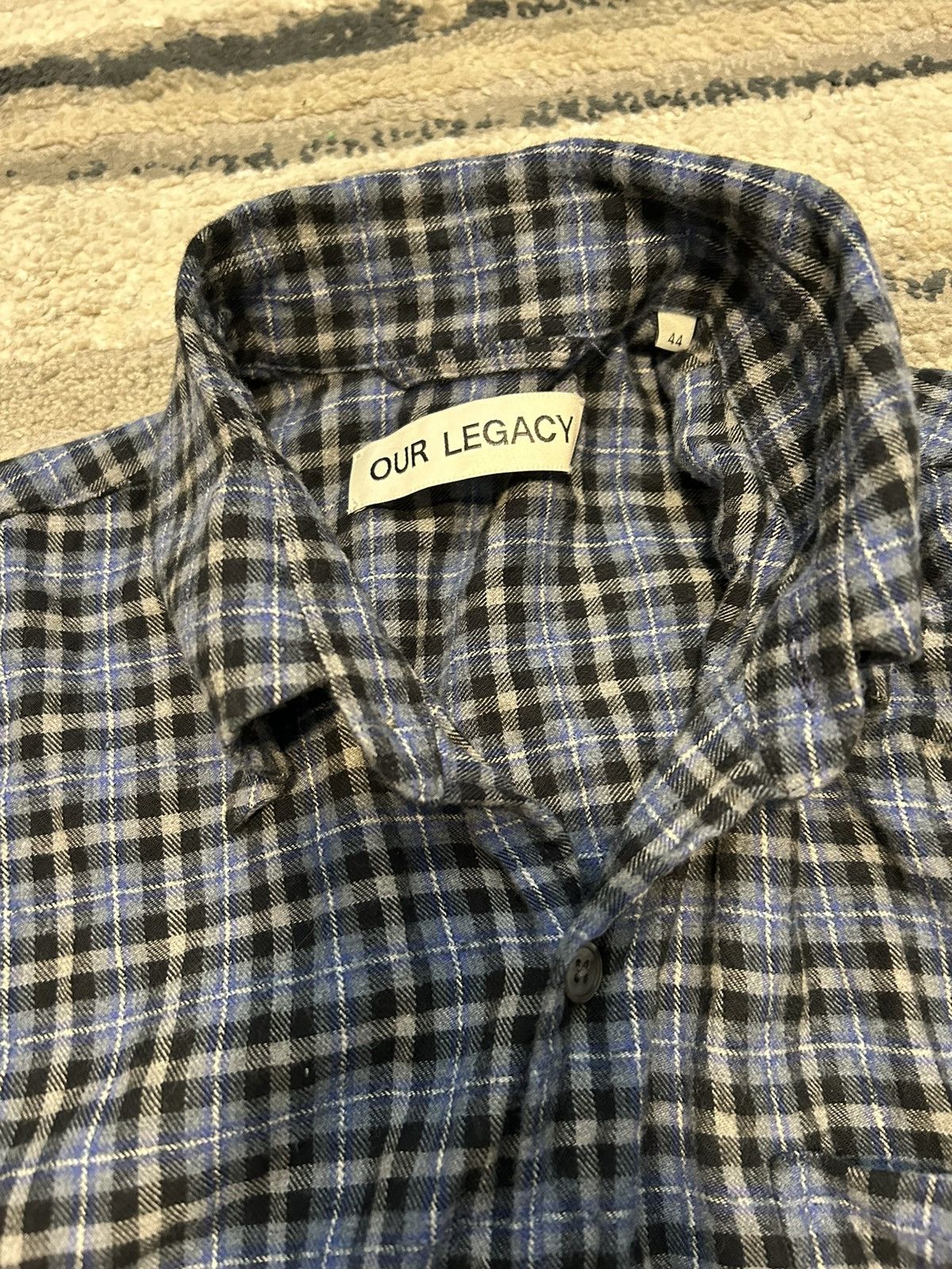 Our Legacy Our Legacy Cantrell Check Above Shirt Size 44