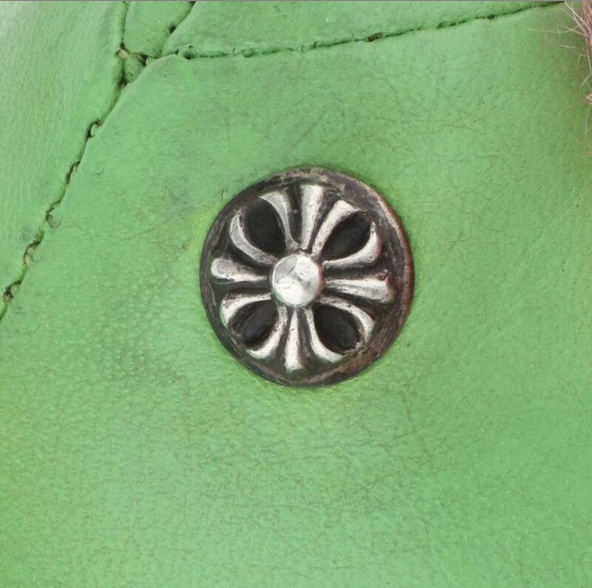 Chrome Hearts Chrome Hearts Dinosaur Cross Leather Keyring Size ONE SIZE - 4 Thumbnail