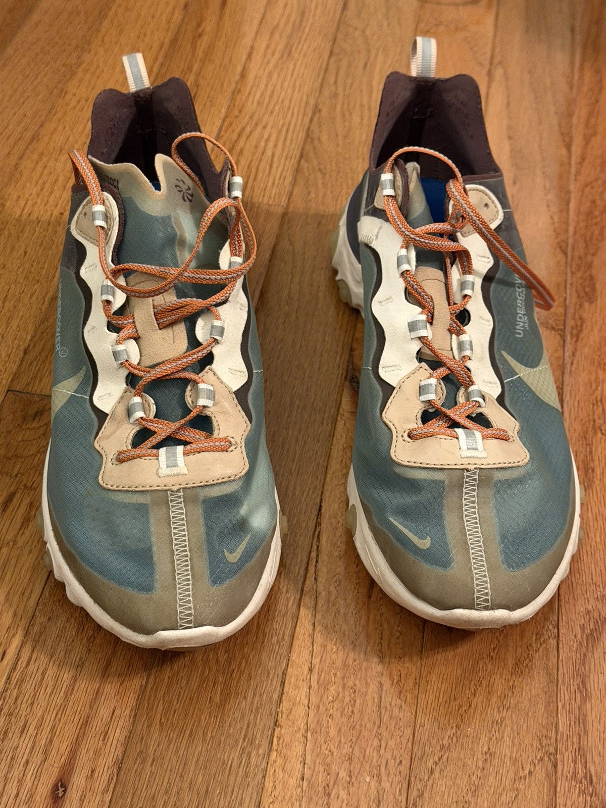 Nike × Undercover Nike x Undercover React Element 87 in Undercover Green Mist Size US 11 / EU 44 - 3 Thumbnail