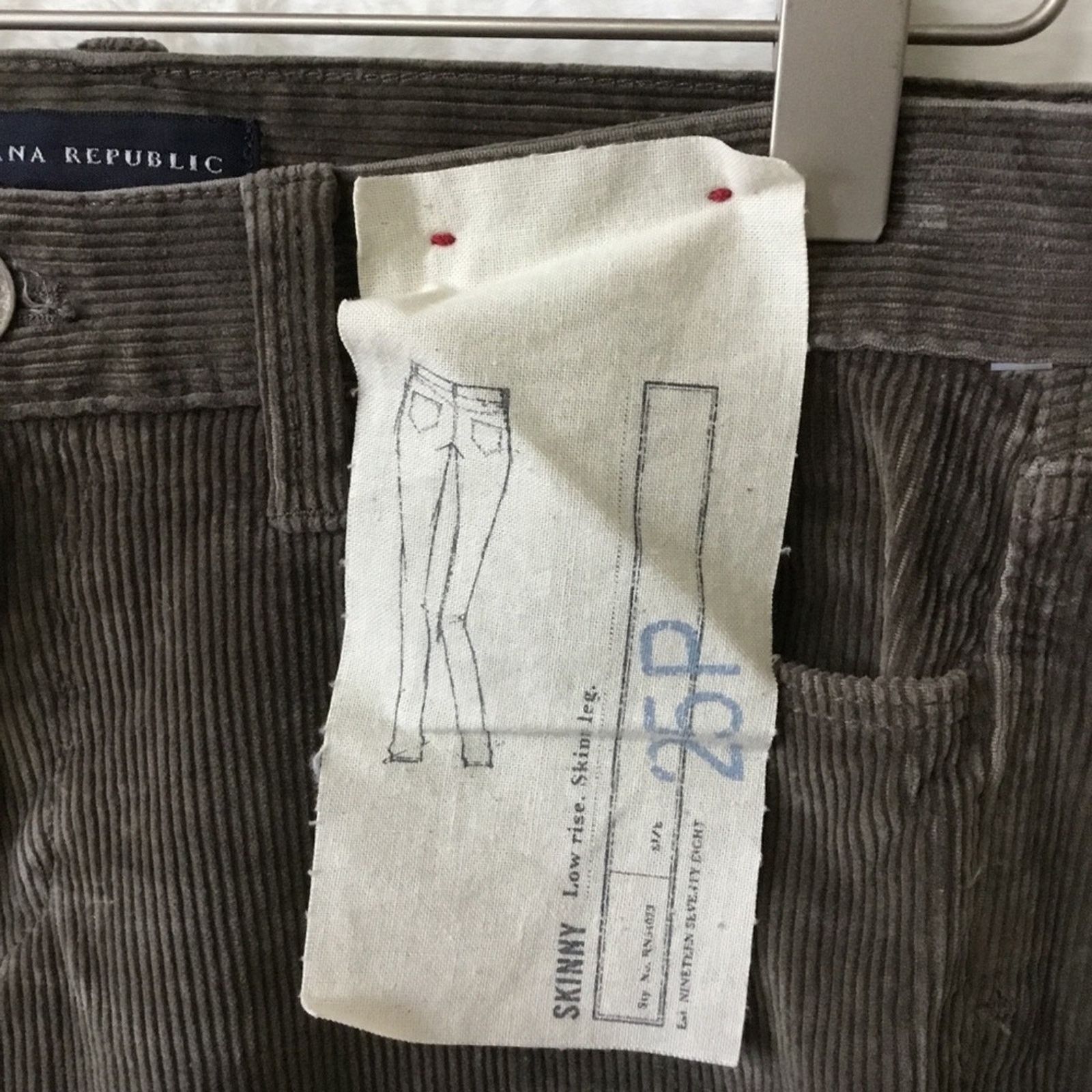 Banana Republic Banana Republic Brown Suede Skinny Jeans Size 25" / US 0 / IT 36 - 2 Thumbnail