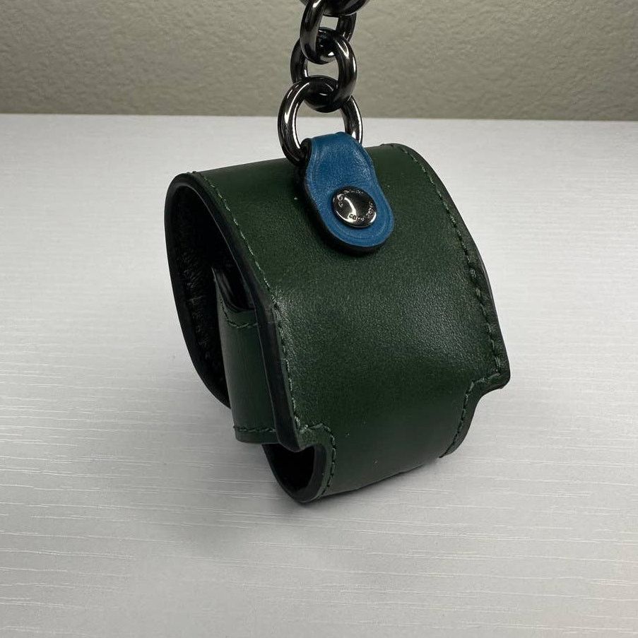 COACH AirPods Earbud Case Bag Charm Coach Patch new