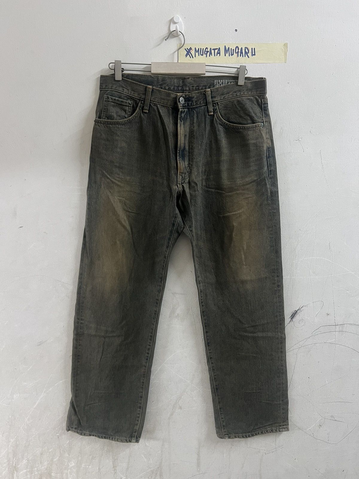 Japanese Brand RUSTY‼️VINTAGE EDWIN XV 445 LOOSE DISTRESSED DENIM PANT Size US 34 / EU 50 - 1 Thumbnail