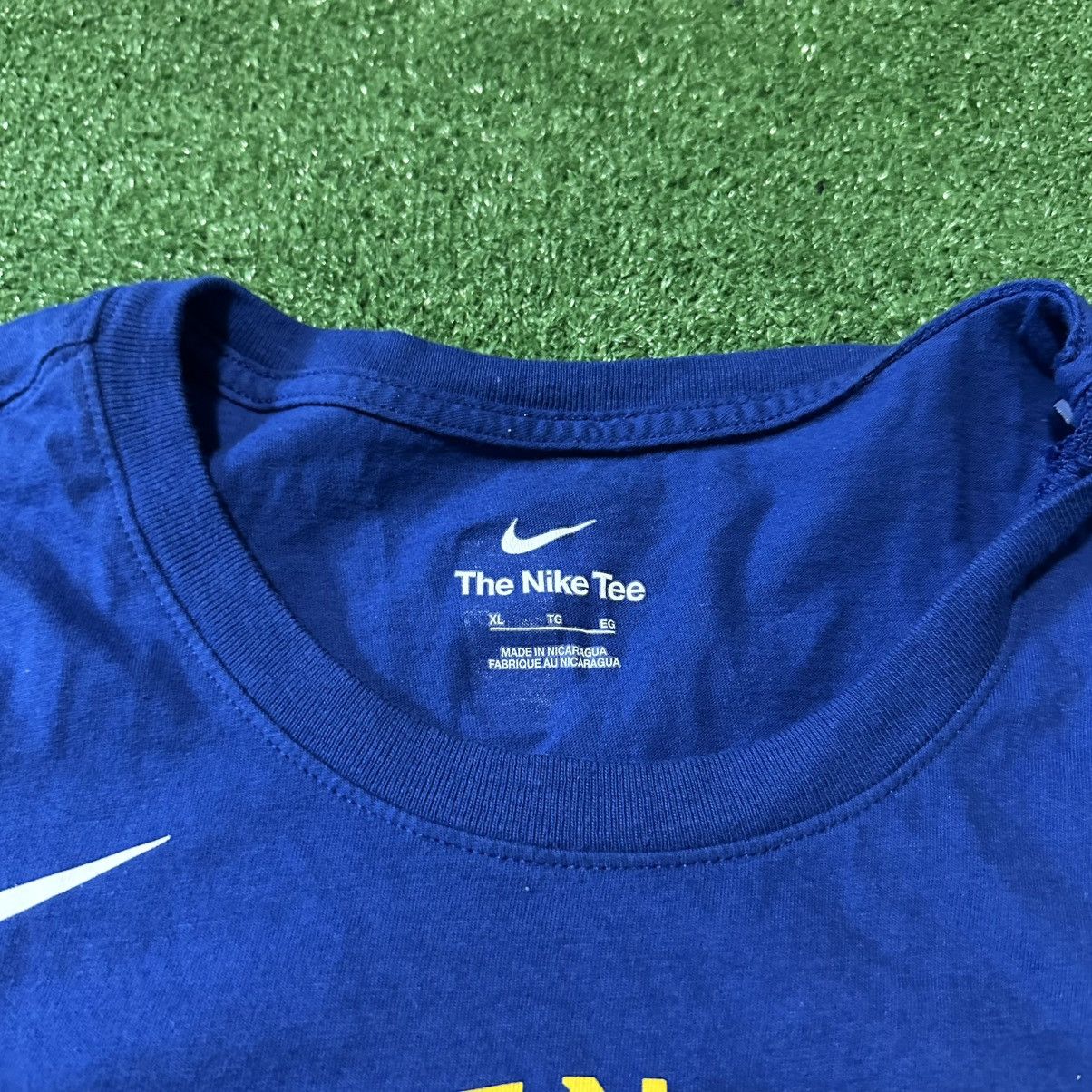 Nike Nike Golden State Warriors Stephen Curry Tee Blue Size US XL / EU 56 / 4 - 3 Thumbnail