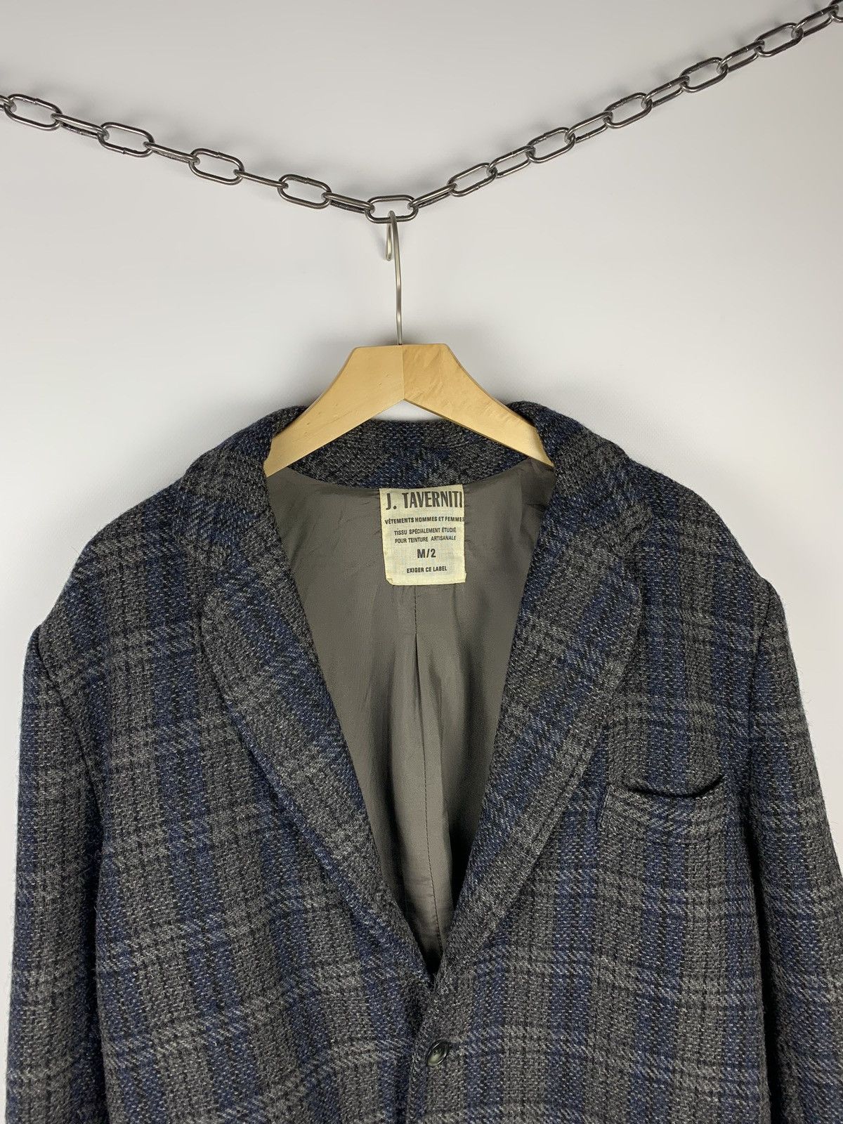 Other Vintage J. Taverniti Avant Garde Men’s Wool Blazer Jacket Size US M / EU 48-50 / 2 - 2 Thumbnail