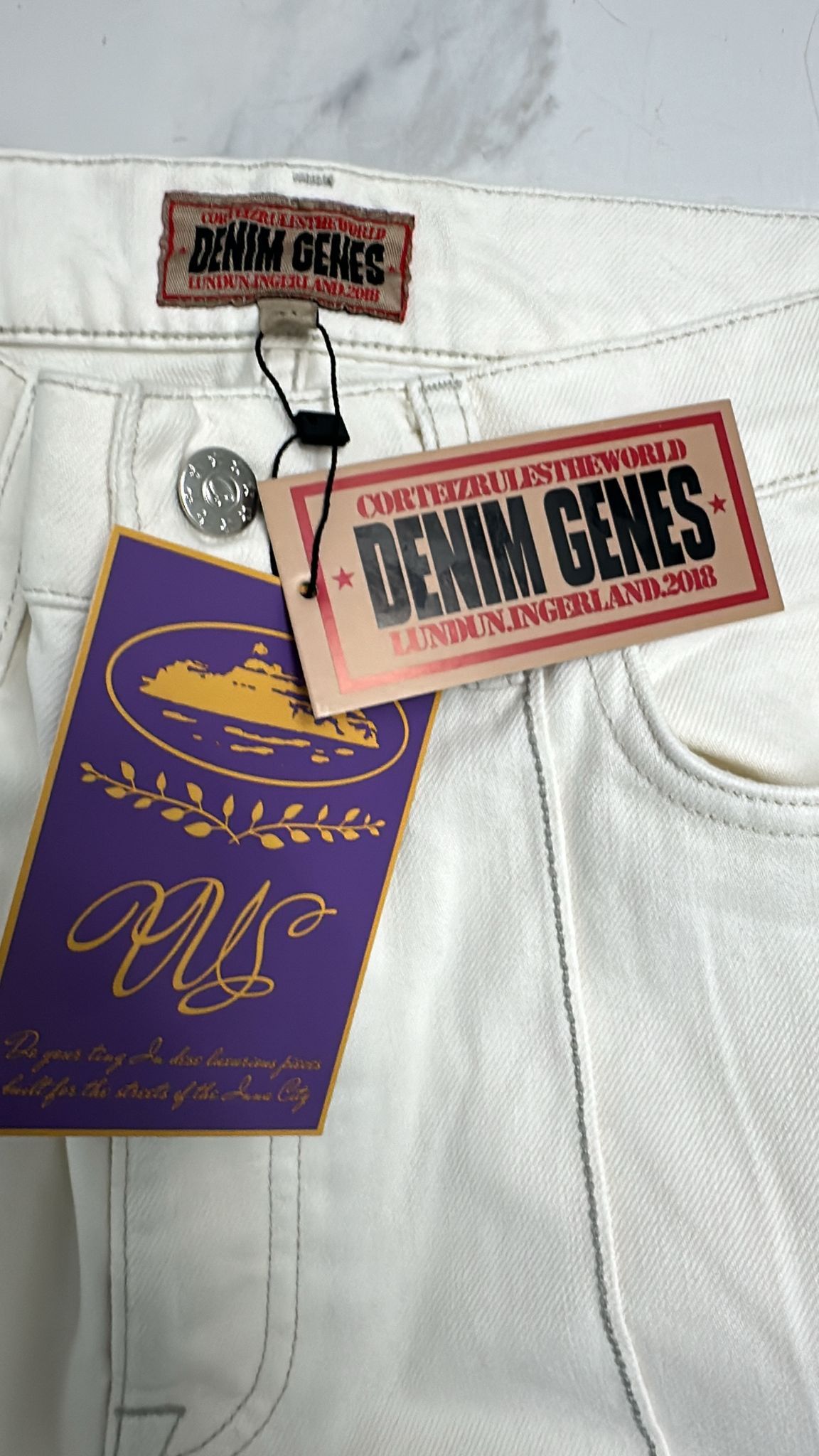 Corteiz SU24 Corteiz C-Star Natural Denim Jean Medium Size US 32 / EU 48 - 10 Thumbnail