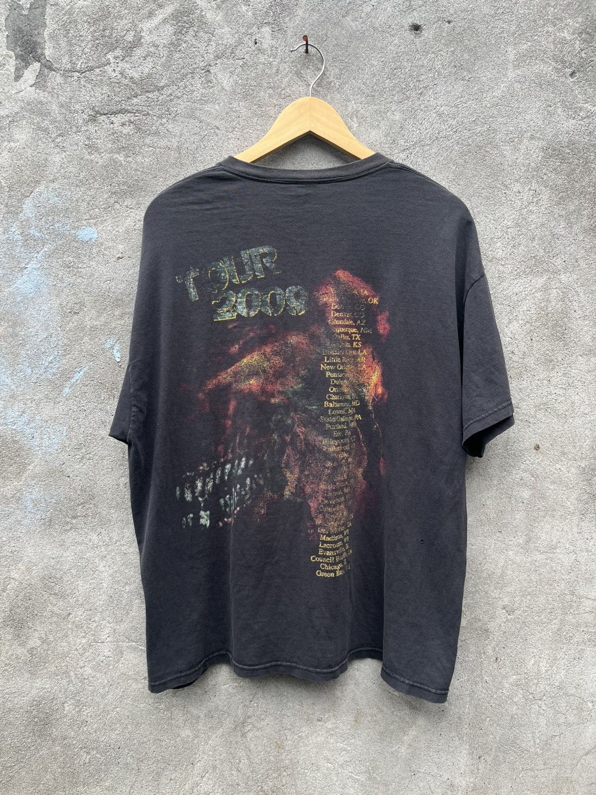Vintage Vintage 2009 Disturbed indestructible Size US XL / EU 56 / 4 - 4 Thumbnail