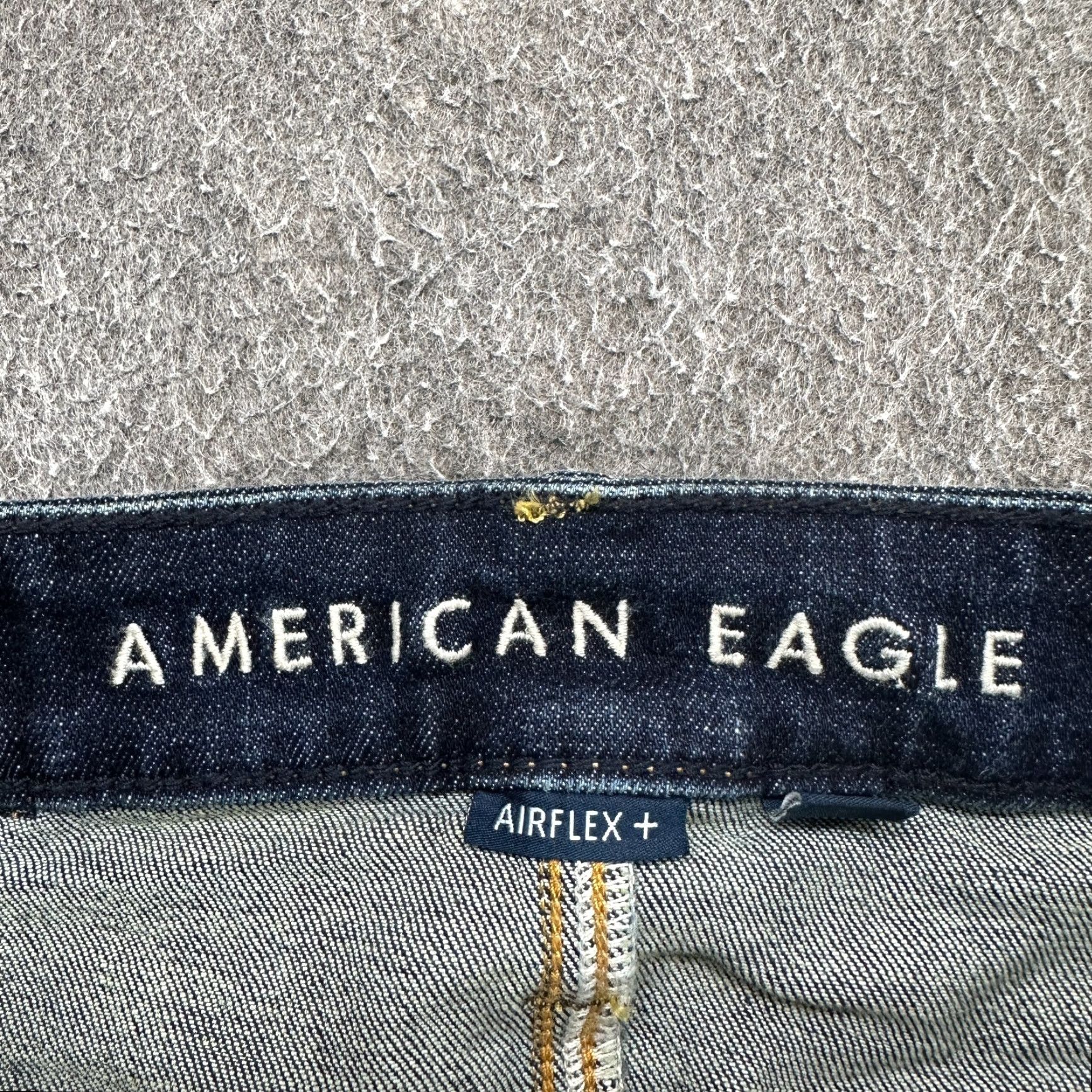 American Eagle Outfitters American Eagle Jeans Men 28x32 Blue Slim Fit Straight Leg Dark Wash Airflex Plus Size US 28 / EU 44 - 3 Thumbnail