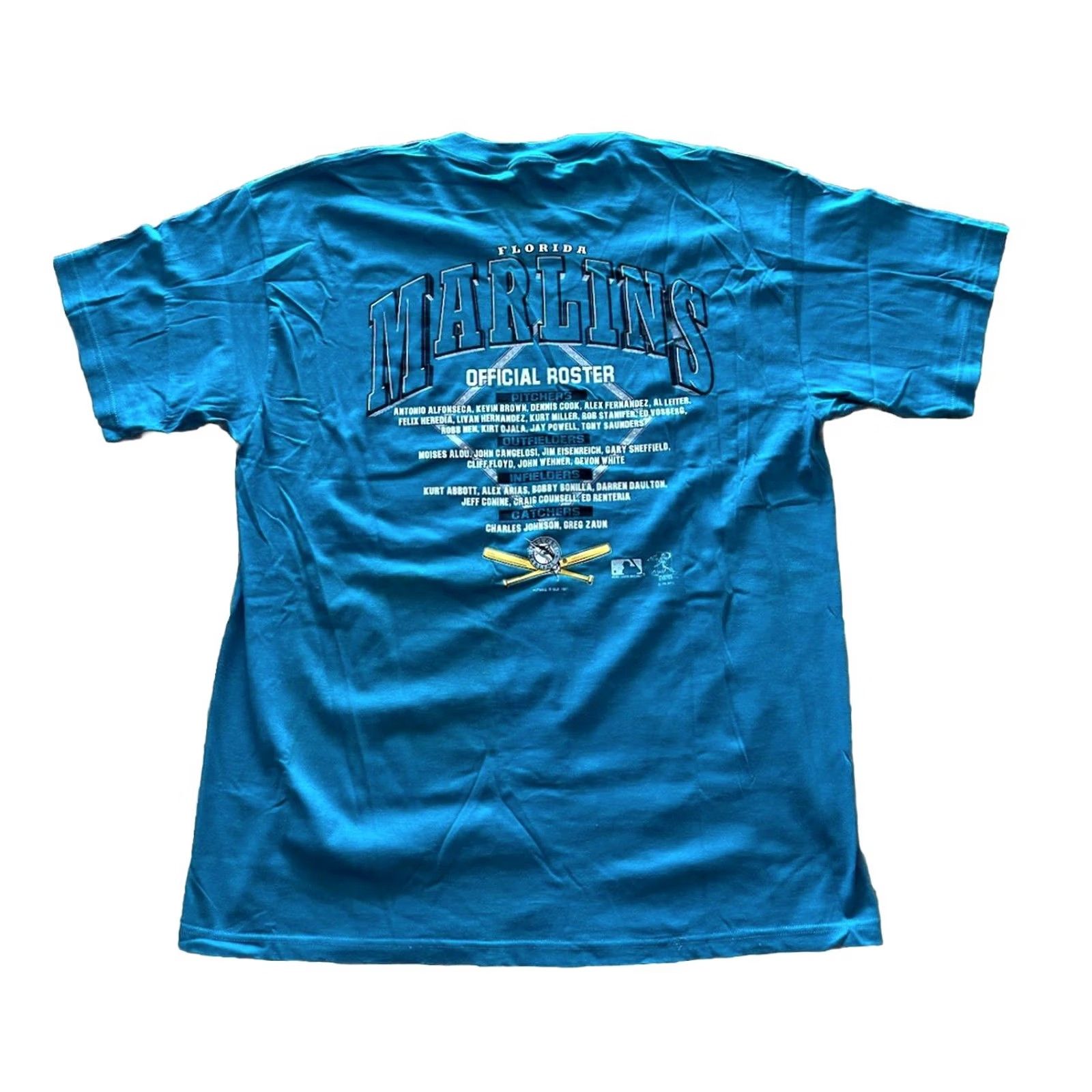 Lee VINTAGE Florida Marlins Baseball MLB World Series Champions 1997 XL Men’s Tee Size US XL / EU 56 / 4 - 2 Thumbnail