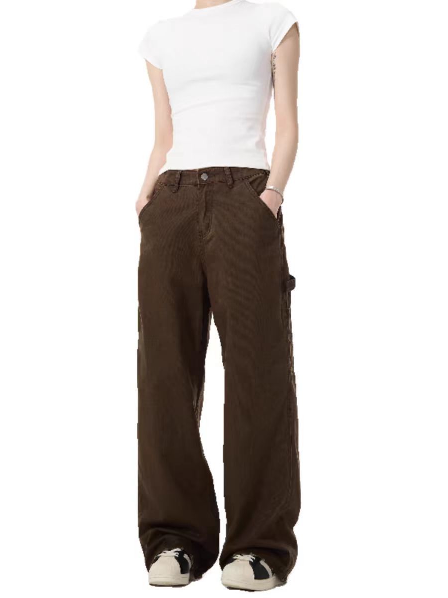 Japanese Brand × Vintage Brown High Street Vintage Loose Fit Jeans Size US 30 / EU 46 - 2 Thumbnail