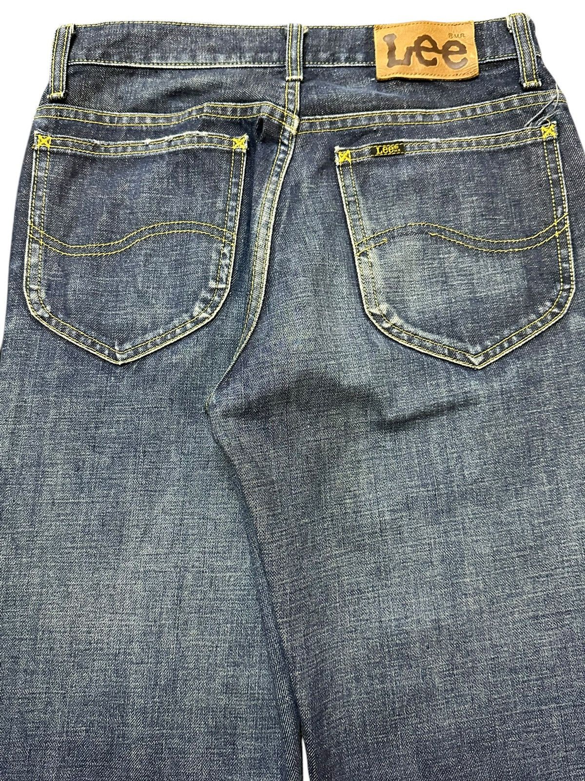 Lee Vintage Lee Riders Blue Faded Wash Style Wide Leg Jeans Size US 28 / EU 44 - 6 Thumbnail