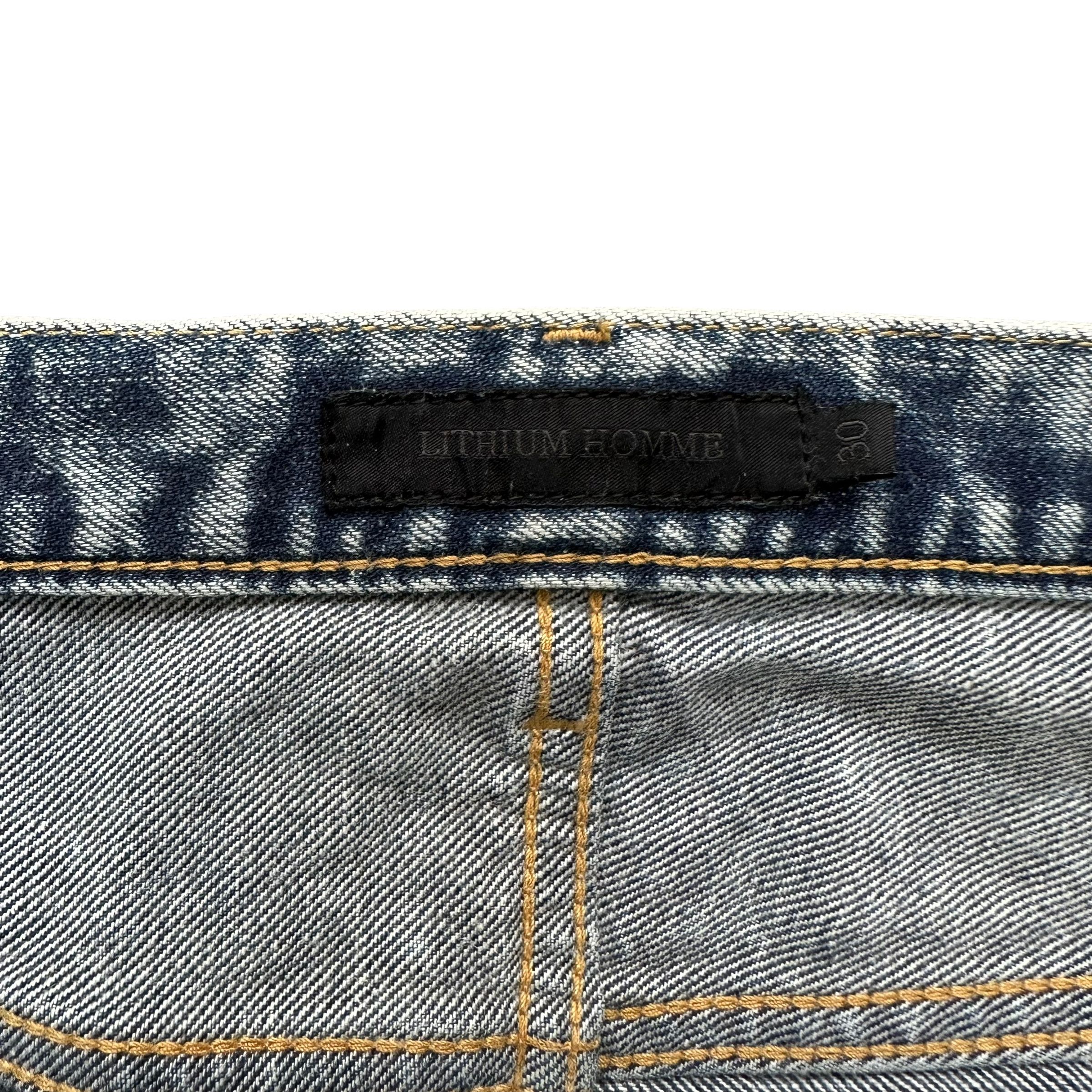 Lithium Lithium Homme Acid Wash Skinny Jeans #9114-58 Size US 32 / EU 48 - 6 Thumbnail