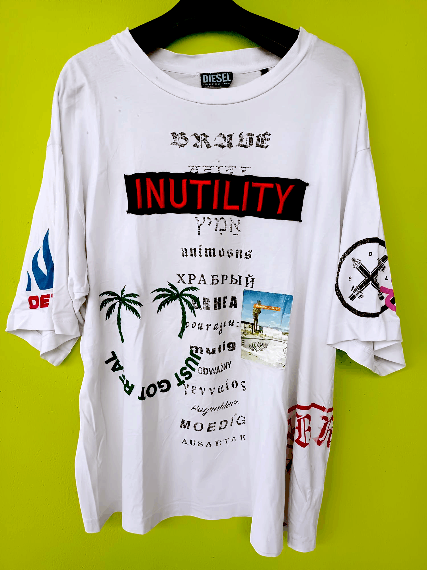 Diesel DIESEL INUTILITY A02978 T-BALM-B2 OCATM T-Shirt Size US XXL / EU 58 / 5 - 3 Thumbnail