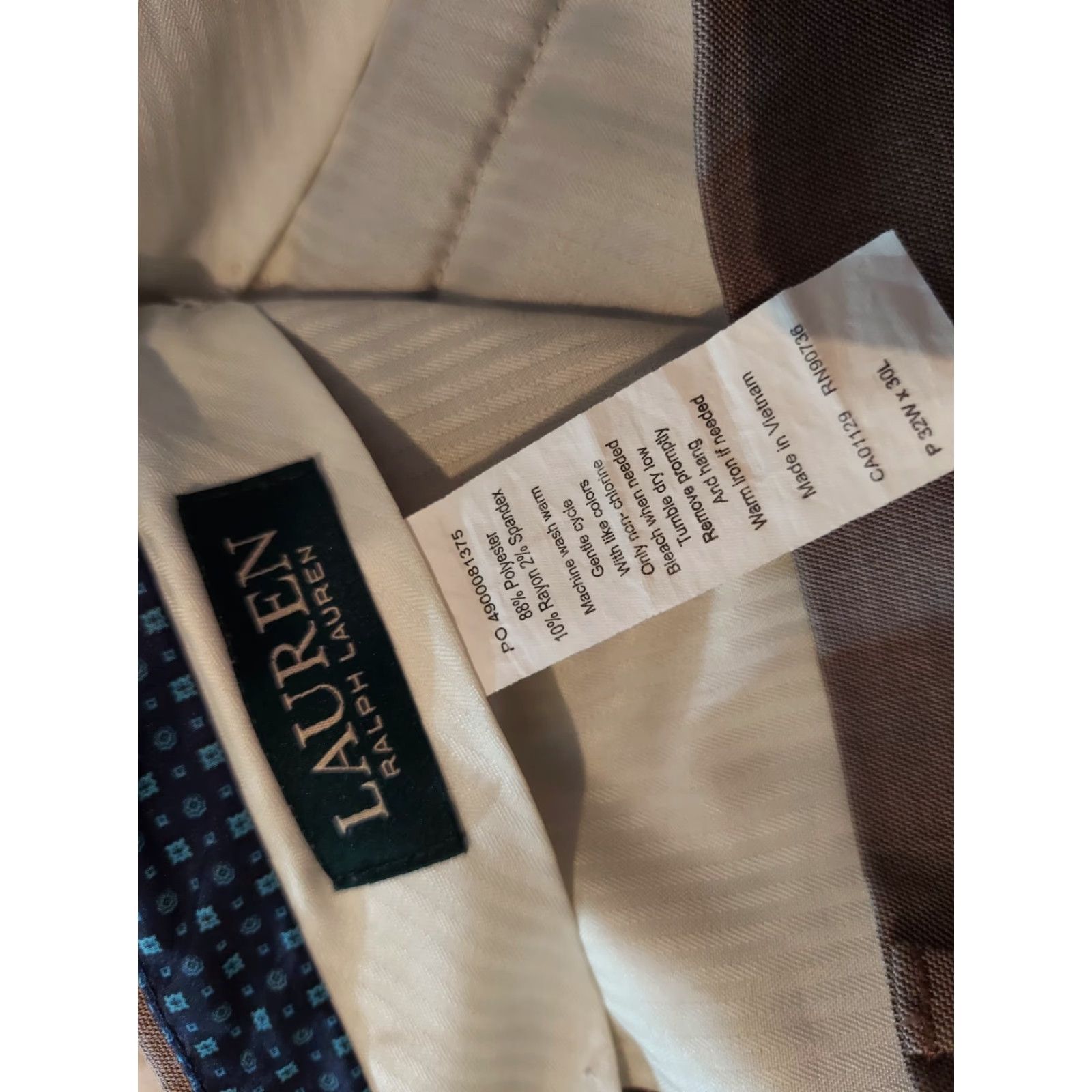 Polo Ralph Lauren Polo Ralph Lauren Mens Dress Pants 32x30 Gray Chino Slack Khaki 033x30 Brand: Polo Ralph Lauren? Size US XS / EU 42 / 0 - 6 Thumbnail