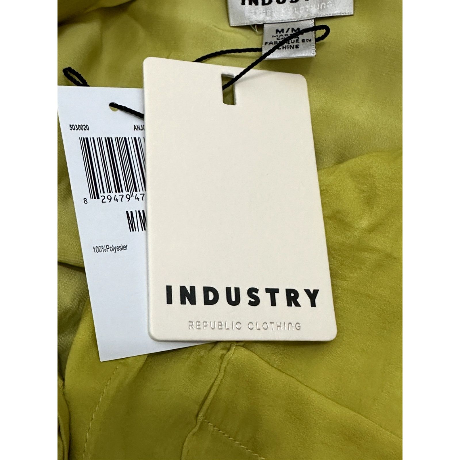 Other Industry Republic Top Button Up Short Sleeves Yellow Green M Size M / US 6-8 / IT 42-44 - 9 Thumbnail