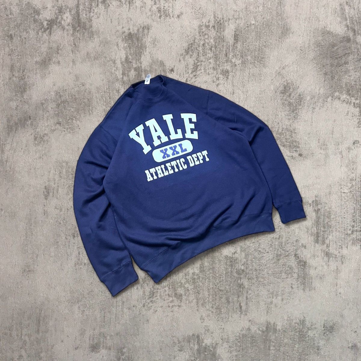 Vintage Vtg 90s Yale University Athletic Dept crewneck sweatshirt Size US XL / EU 56 / 4 - 3 Thumbnail
