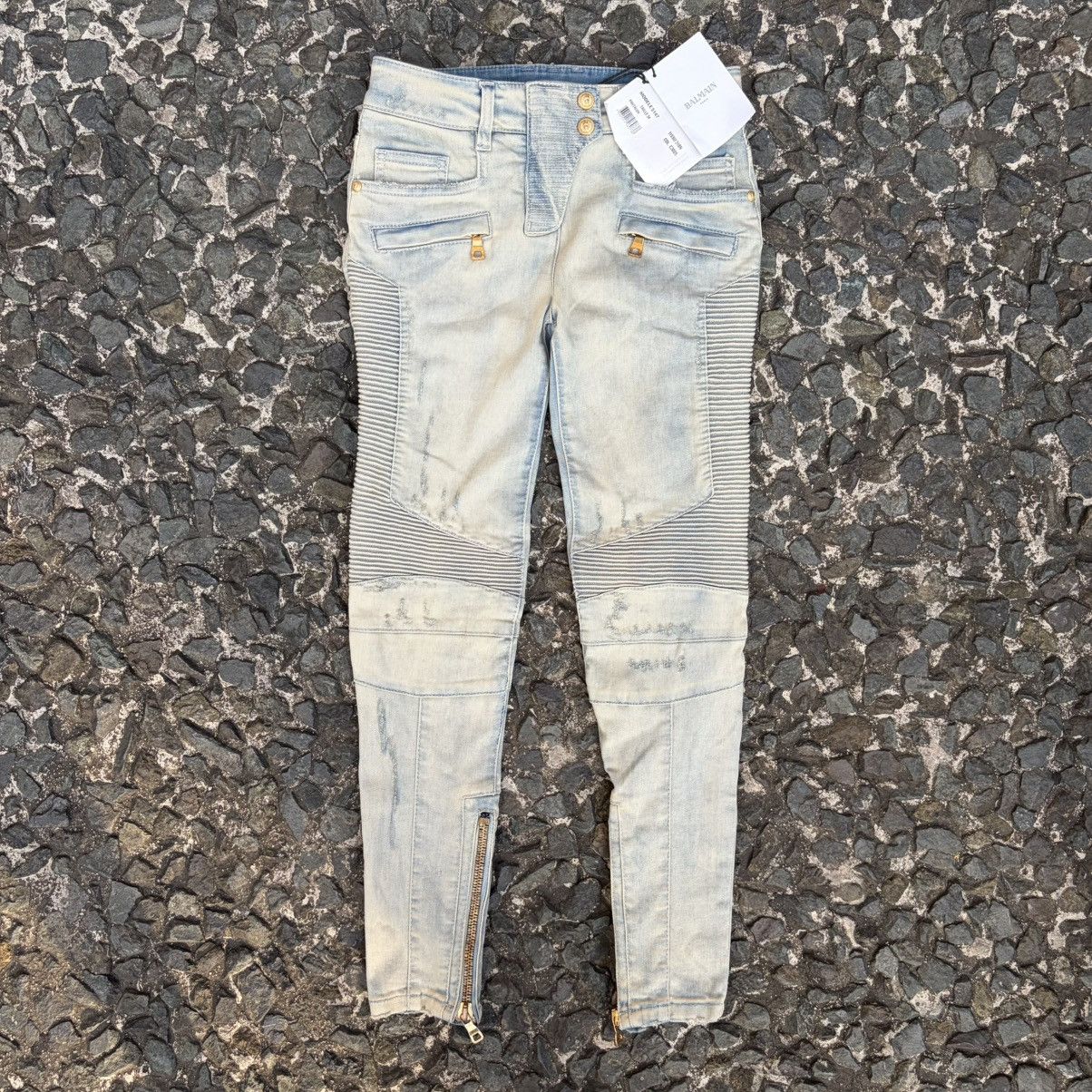 Balmain Balmain Biker Jeans Ankle Zip Size 27" / US 4 / IT 40 - 1 Thumbnail