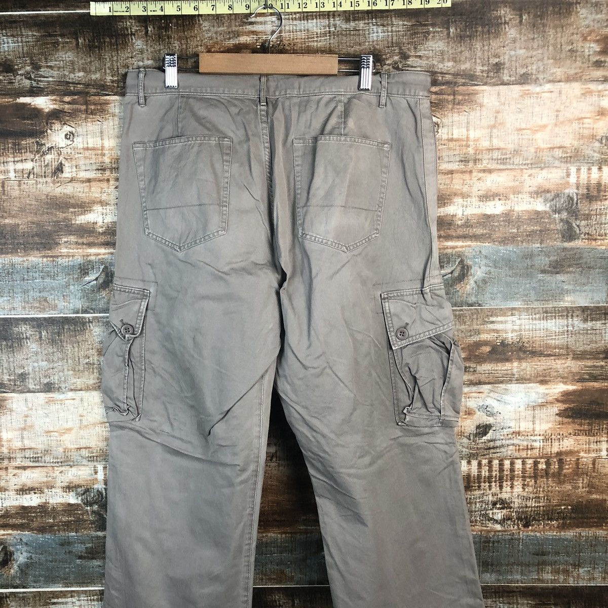 Gap DLL Gap Brown Cargo Multipocket Pants #C659 Size US 33 - 14 Thumbnail