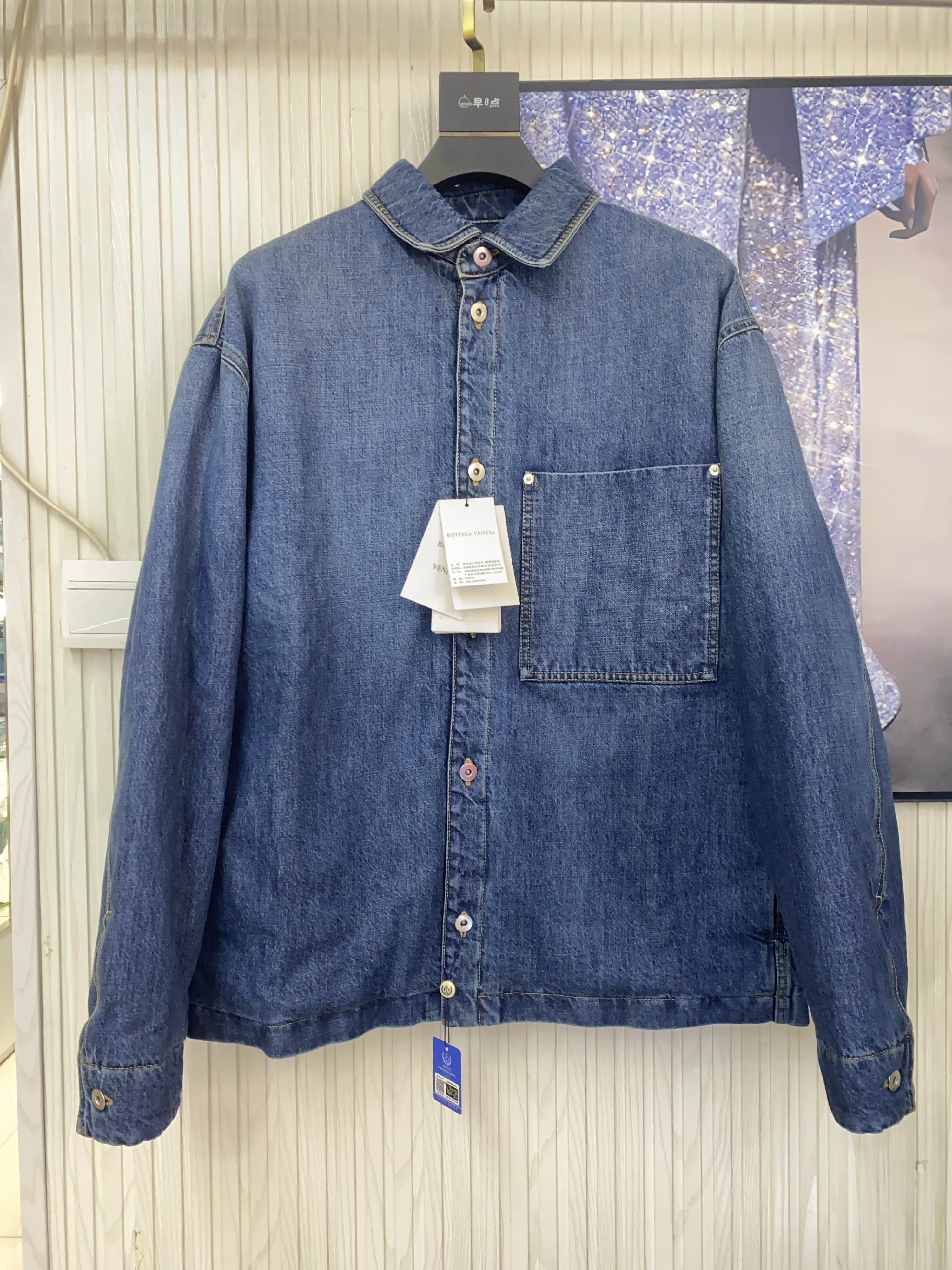 Bottega Veneta Bottega Veneta Washed Denim Jacket Size 48 Size US M / EU 48-50 / 2 - 1 Thumbnail