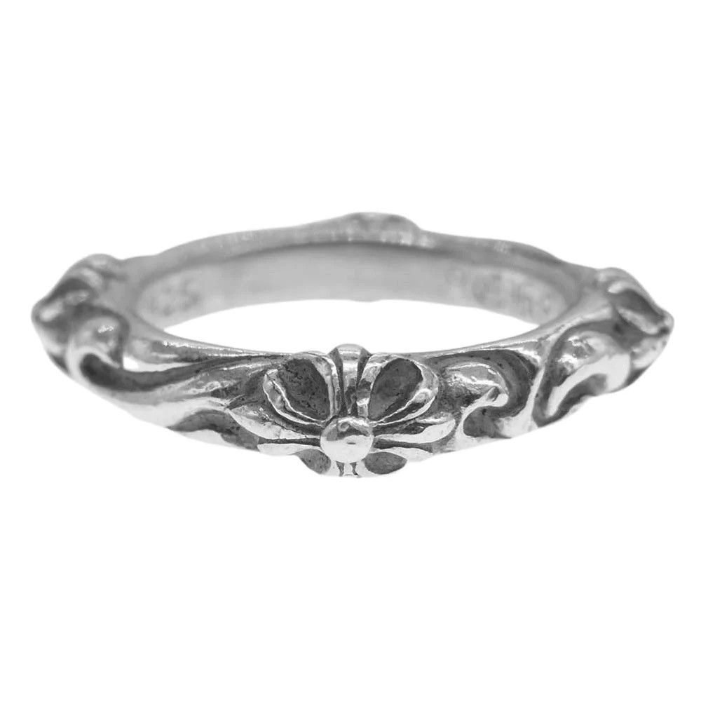 image of Chrome Hearts 2002 Stacked Heart Silver Pendant Charm, Men's